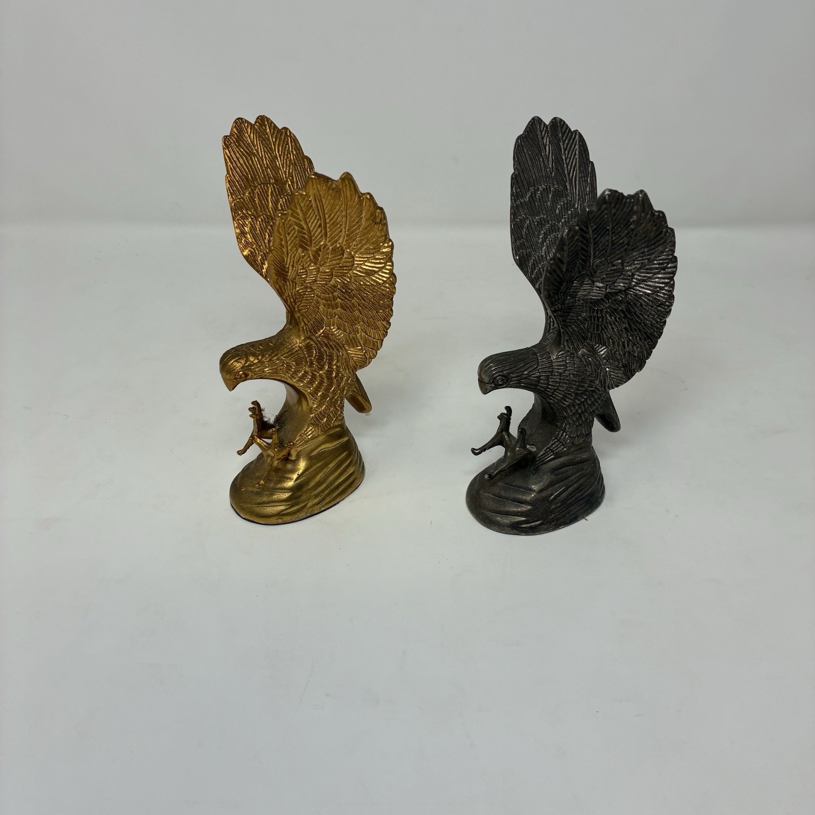 Vintage Hampshire Eagle 24KT Gold Coated Plus Silver Plated Eagle