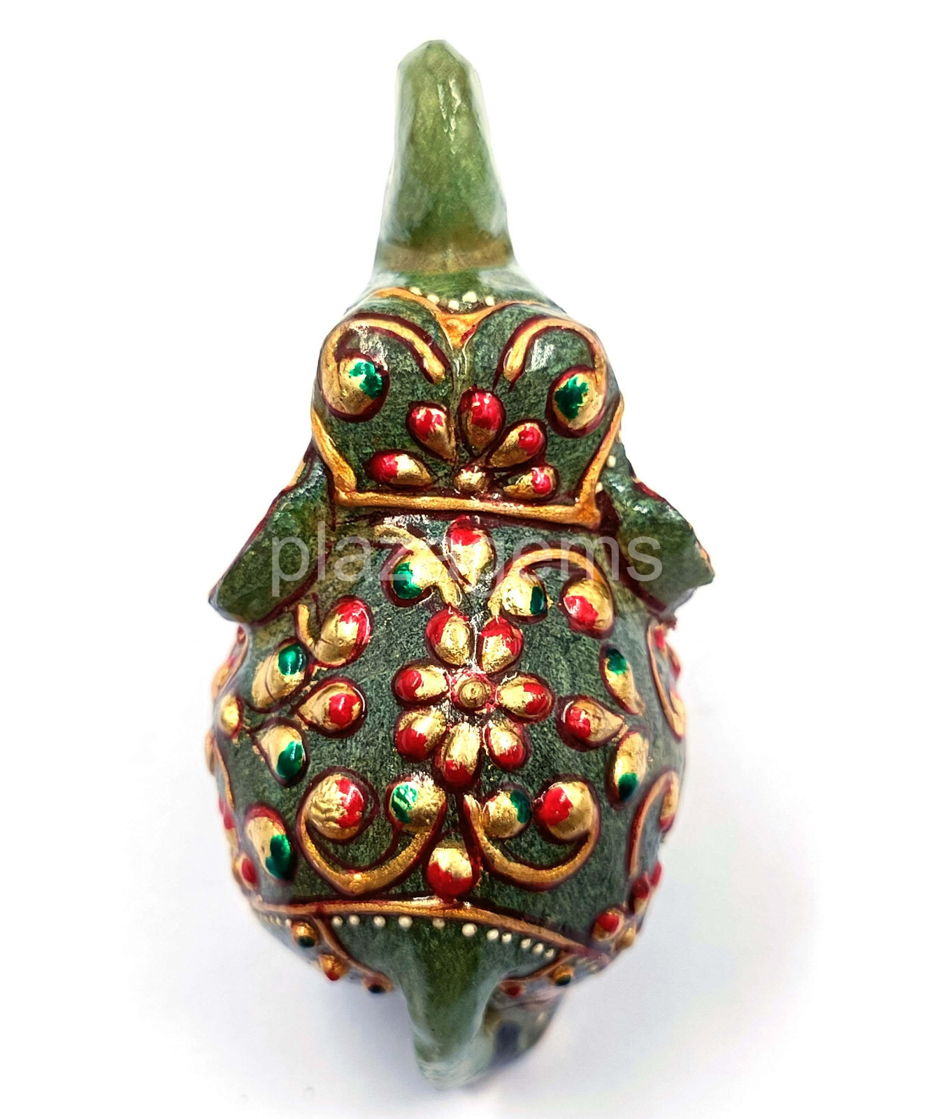 Natural Green Jade Handcrafted Elephant –500Ct Gemstone Decorative Sculpture k