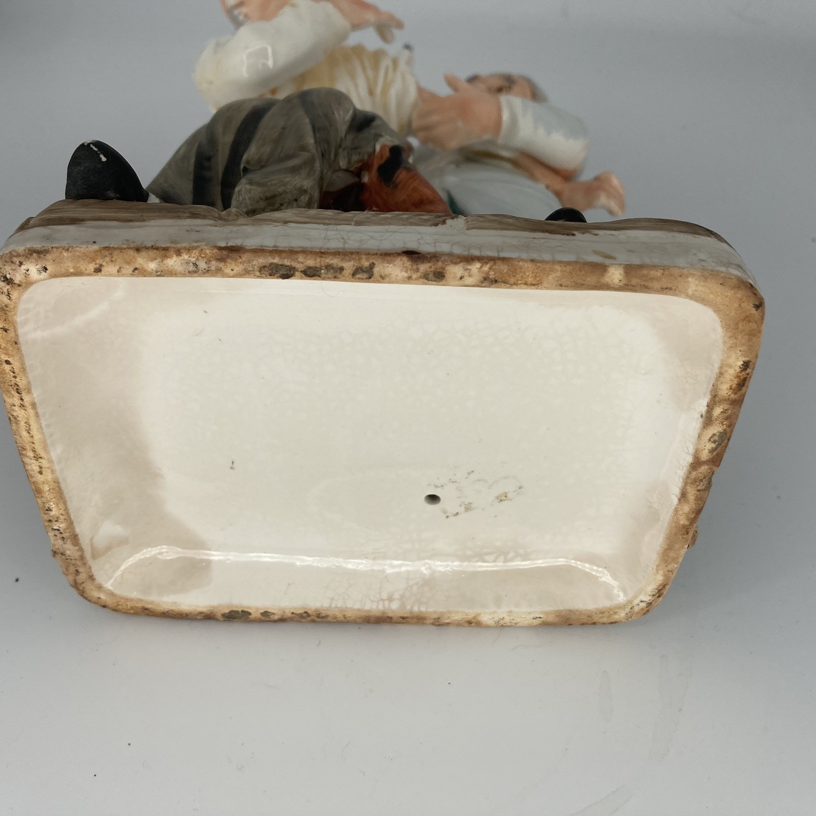 1970s Norleans Figurine – Nurse Giving Man a Shot Made in Japan READ