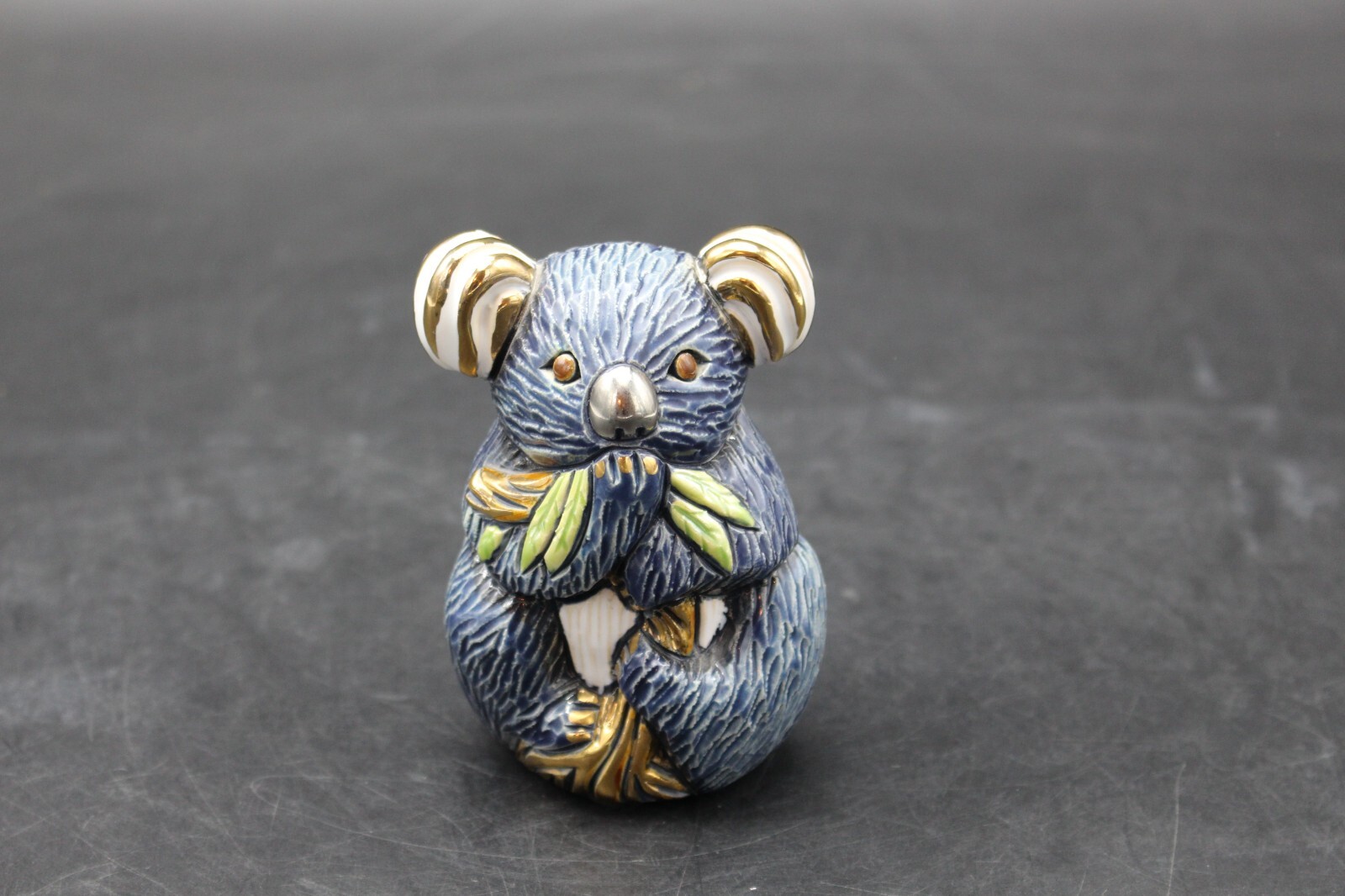 Artesania Rinconada Anniversary Collection Blue Koala Bear Gold & Platinum