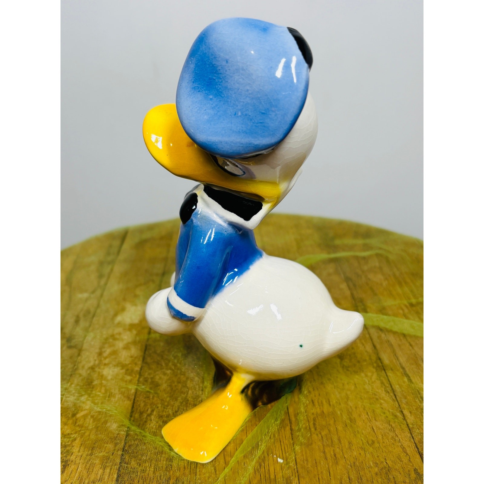 Mid Century Vintage Disney Donald Duck Ceramic Figurine by American Pottery Co.