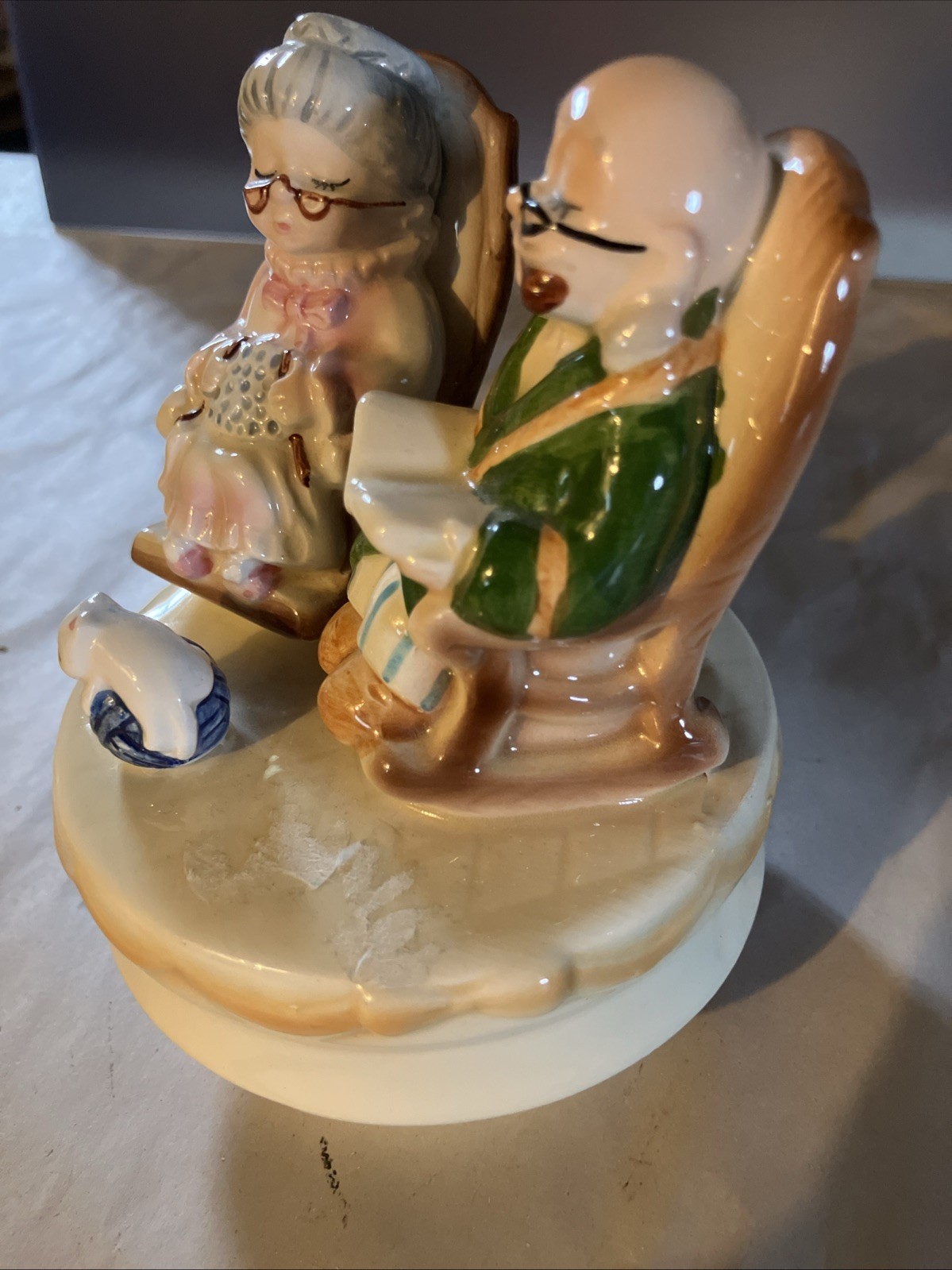 Vintage Left on Music Box