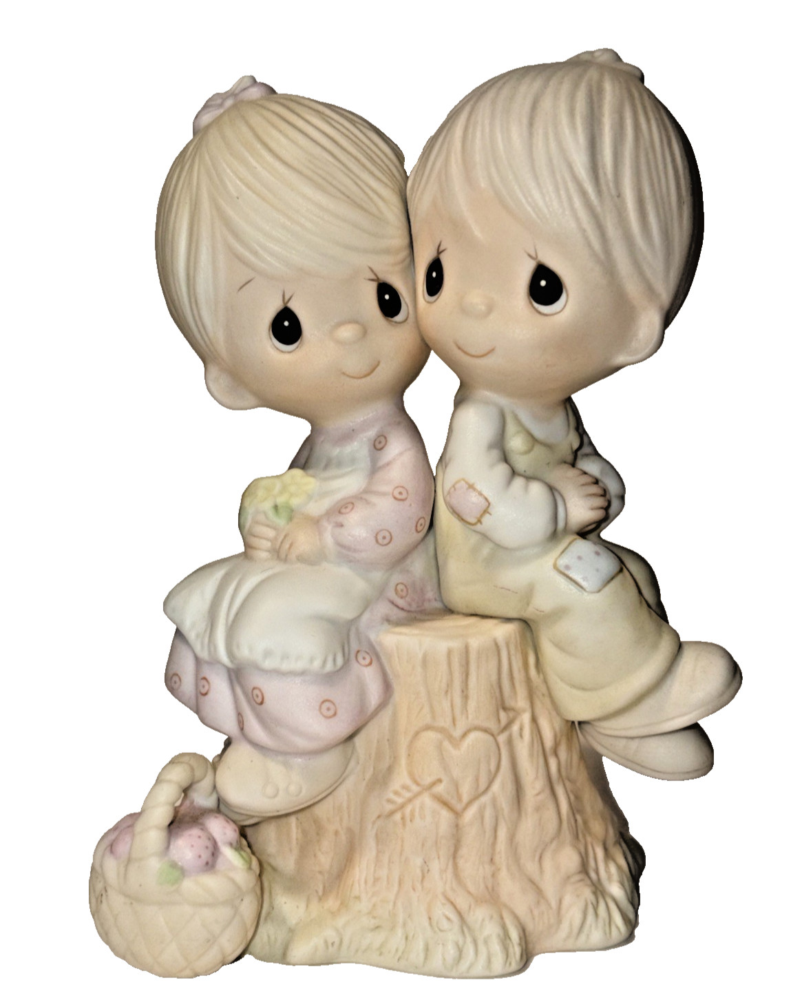Enesco Precious Moments Love One Another Figurine Jonathan David 1976 E-1376 SEE