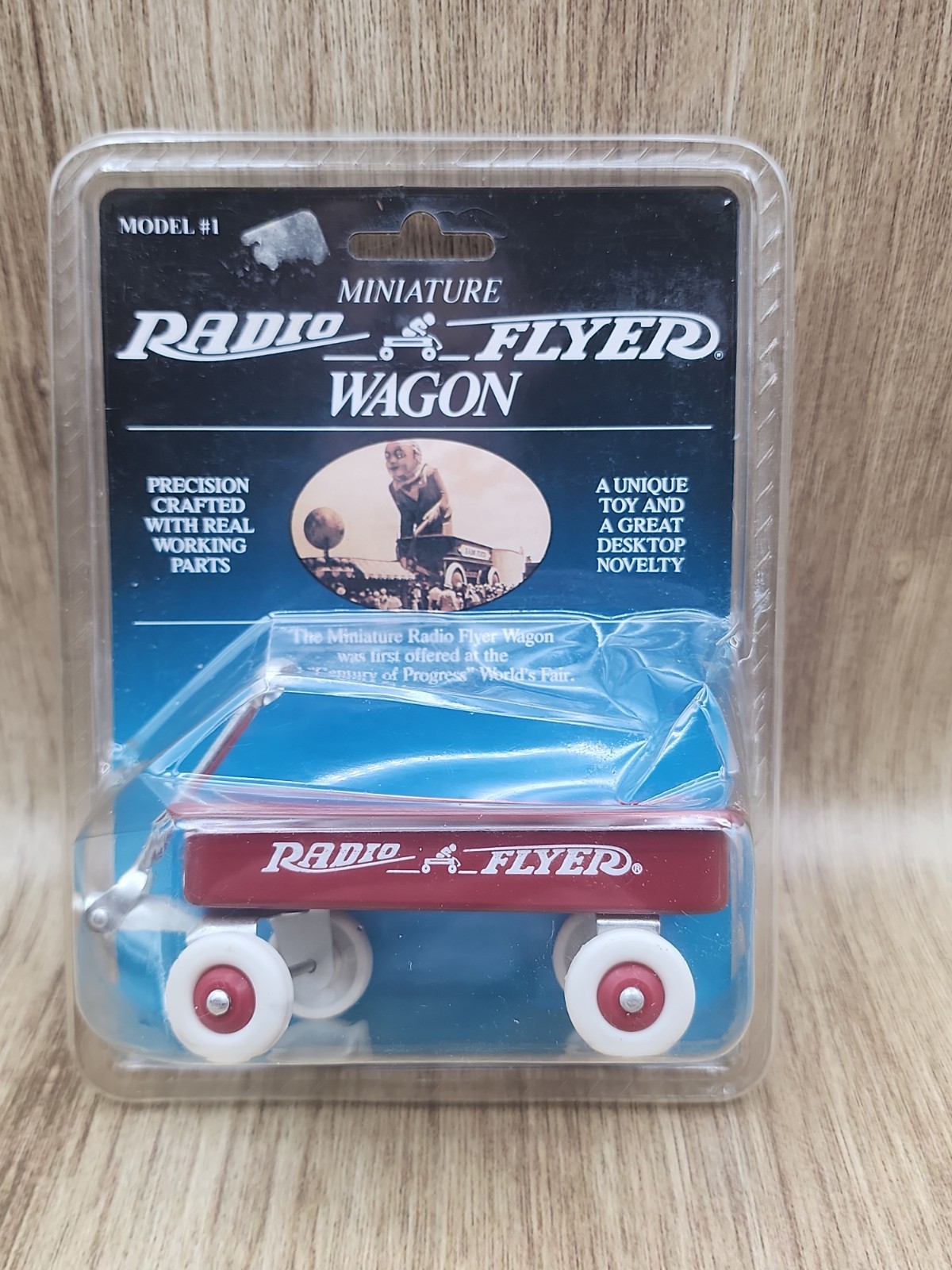 VTG 1990 Miniature Mini Radio Flyer Wagon Model #1 Sealed in Packaging New