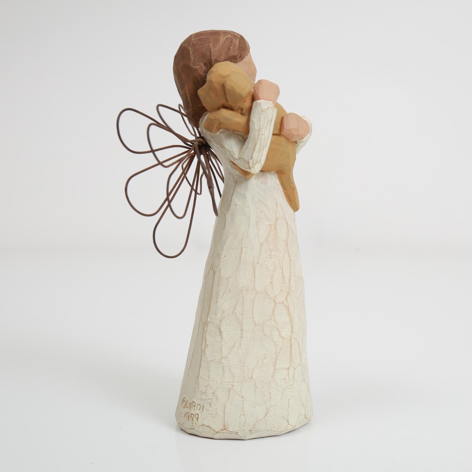 Angel Friendship 1999 Susan Lordi Demdaco Figurine Puppy Willow Tree