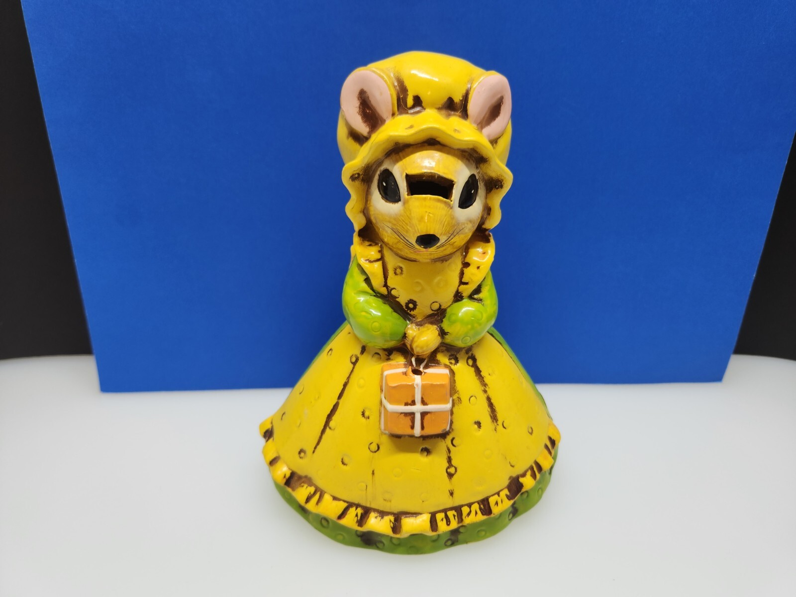 Vintage Josef Originals Lorrie Design Mouse String Holder Japan Scissors Kitch
