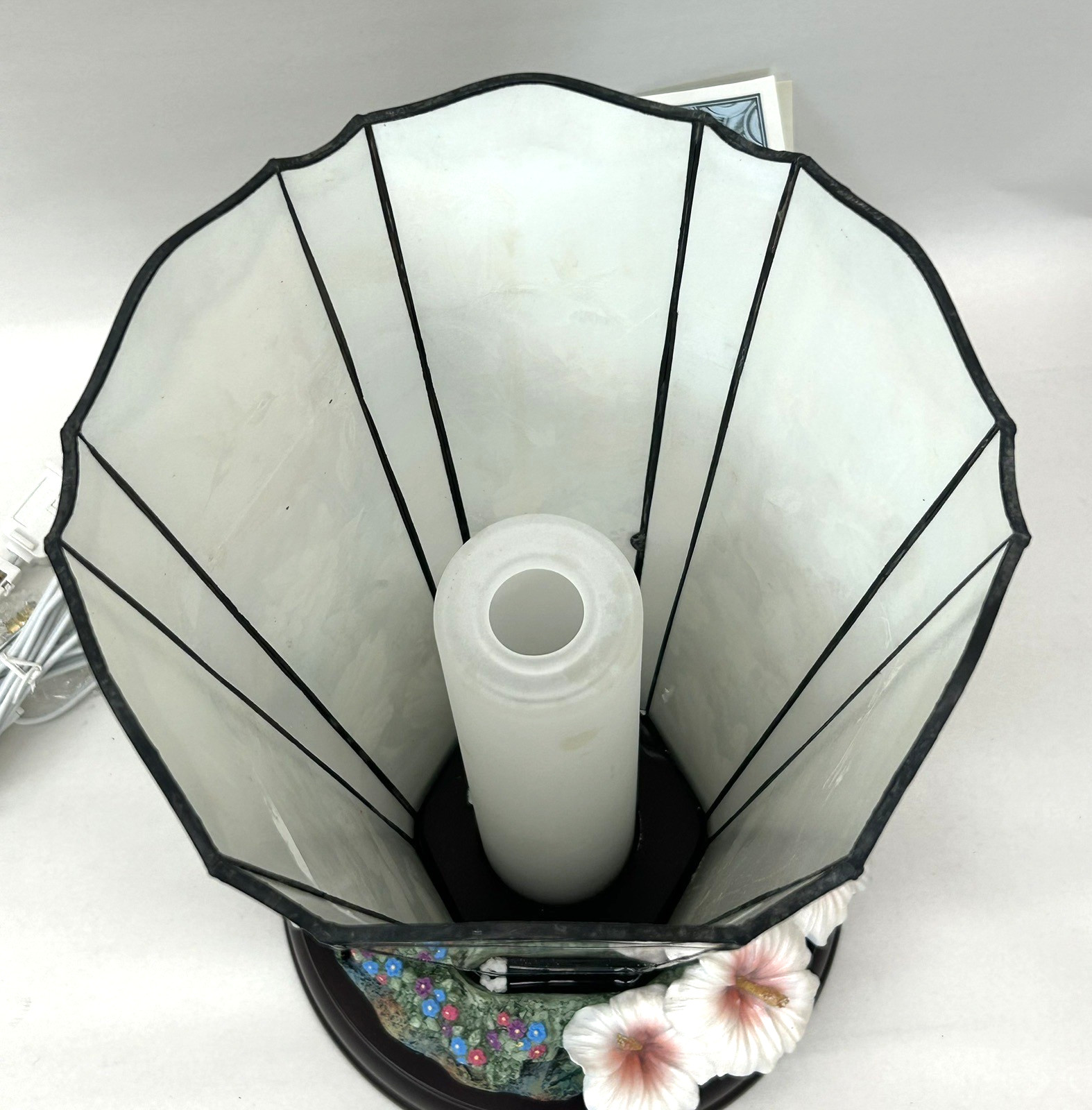 Bradford Exchange 2007 Lena Liu Hummingbird Lamp Shimmering Elegance NWOB
