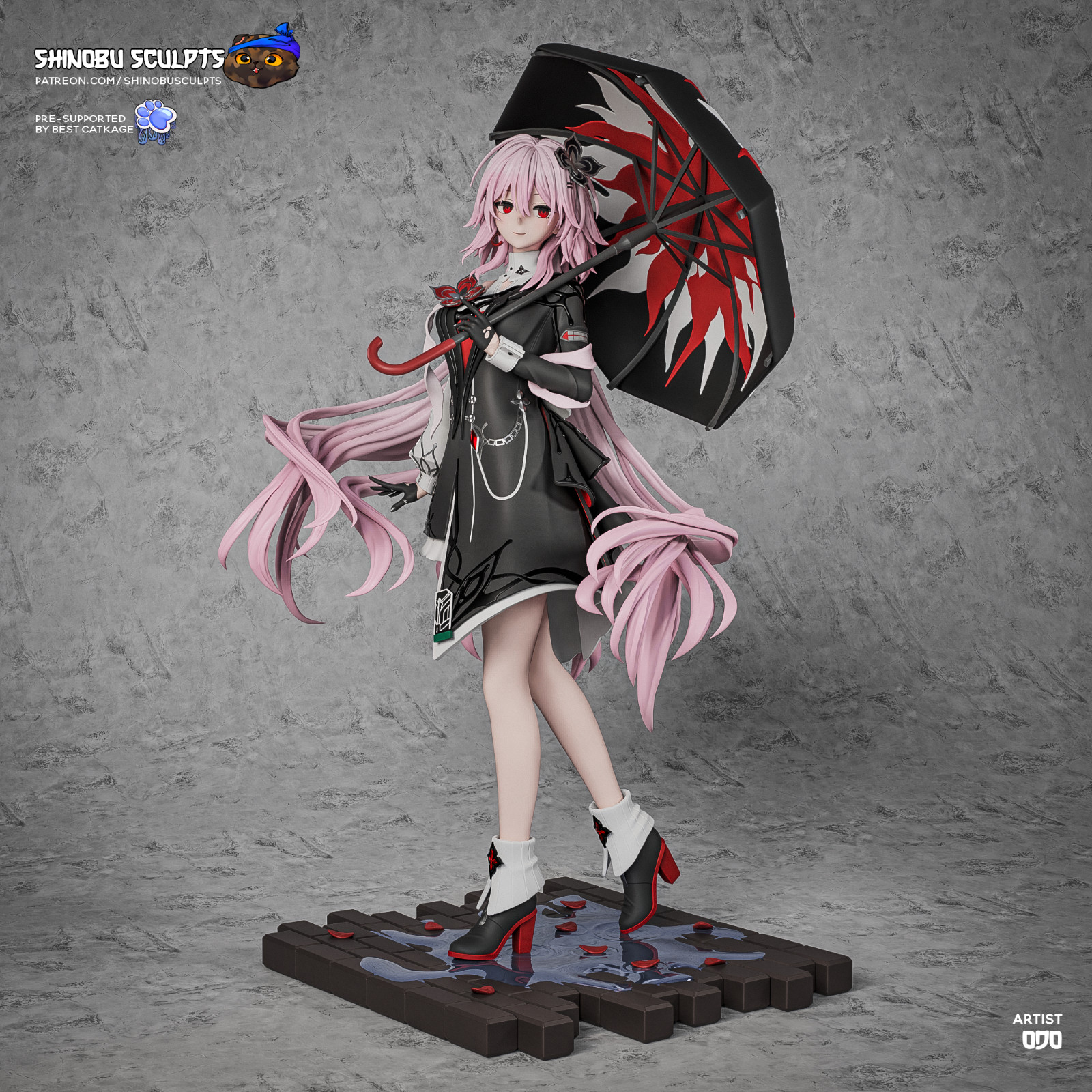 Evernight | Honkai: Star Rail | UNPAINTED | 1/7 Scale Resin Kit |