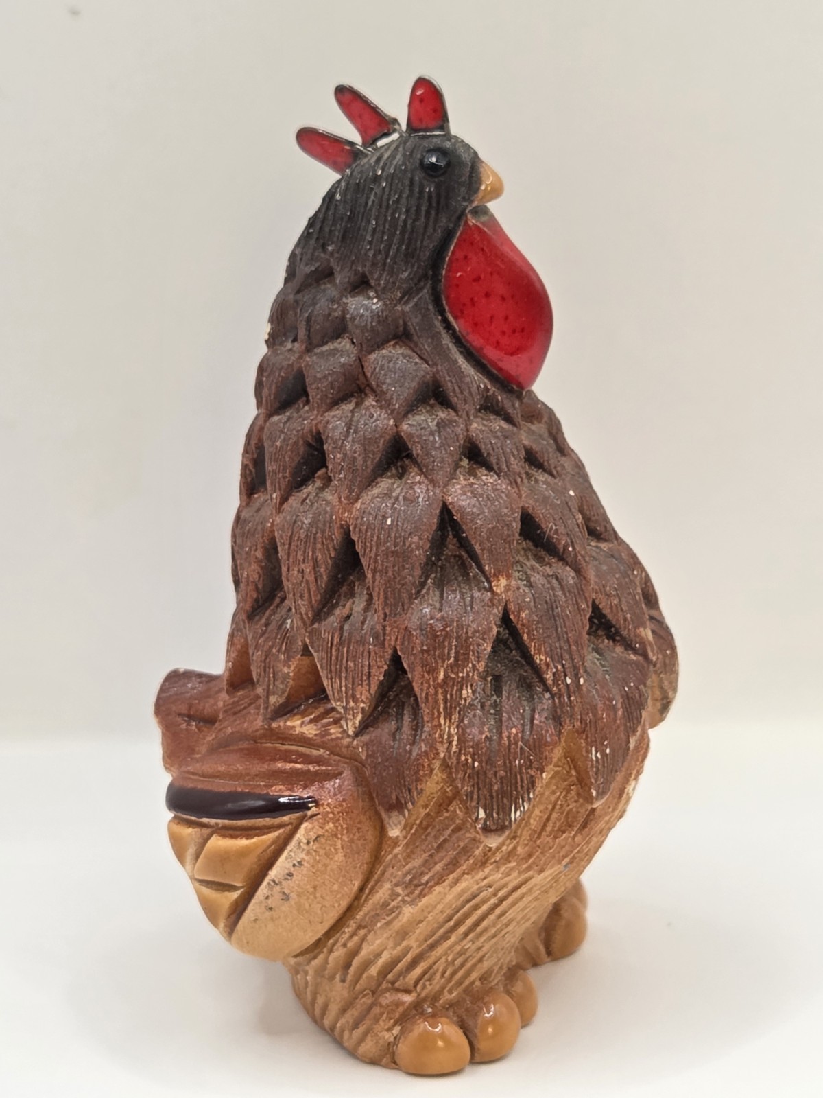 Artesania Rinconada Sunrise Rooster Figurine Retired Handmade Ceramic 3.75” Tall