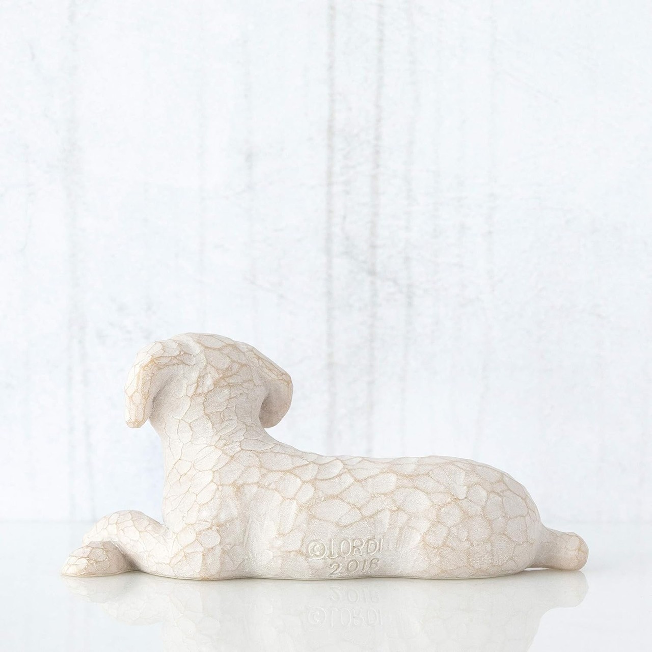 Demdaco Willow Tree, Love My Dog (Small, Lying Down) -( 27790)
