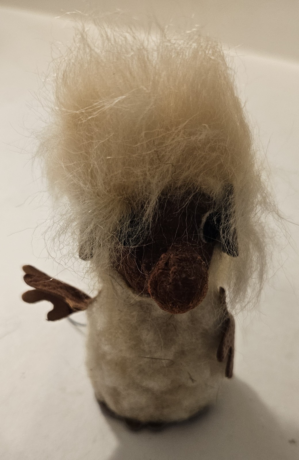 Vintage Atelier Fauni “Naksu” troll. Made in Finland. Original tag. 3 1/2″ Tall