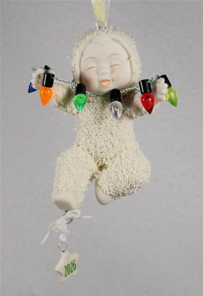 Snowbabies Dept 56 – ALL LIT UP 2026 ORNAMENT – New in Box – 6018125
