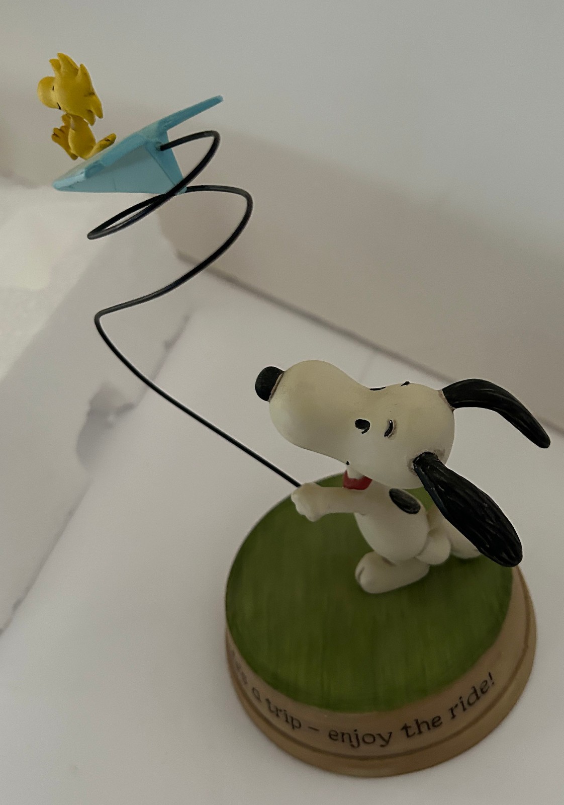 SNOOPY HALLMARK Figurine “Life’s a Trip, Enjoy the Ride” WOODSTOCK Peanuts 2014