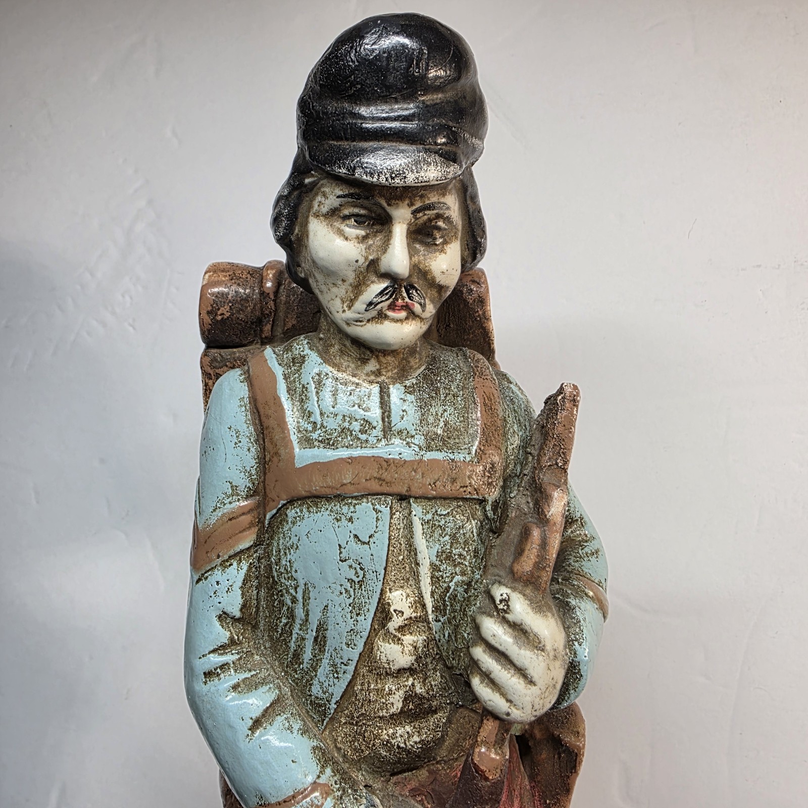 1967 Ethan Allen Collection Chalkware Soldier Statue!