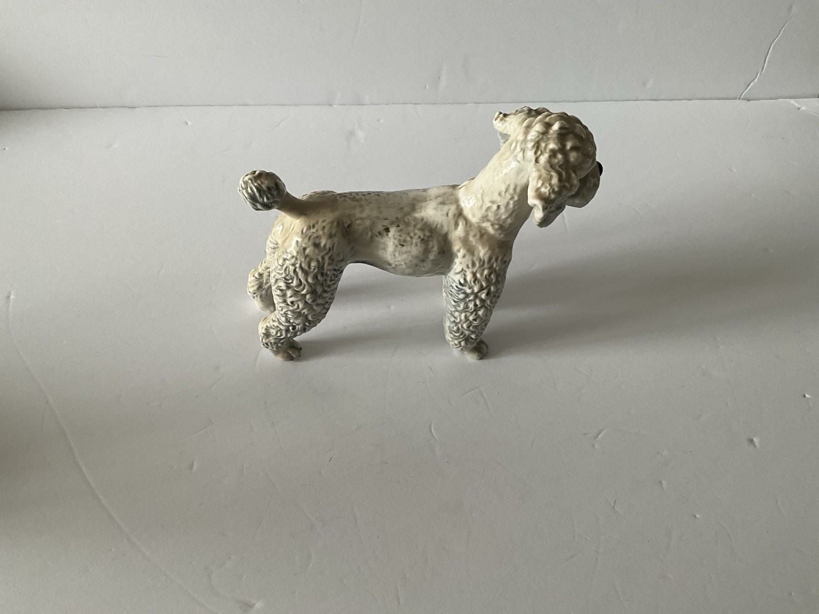 VINTAGE Goebel Porcelain Standard Grey Poodle Figurine 1968 CH 620 West Germany