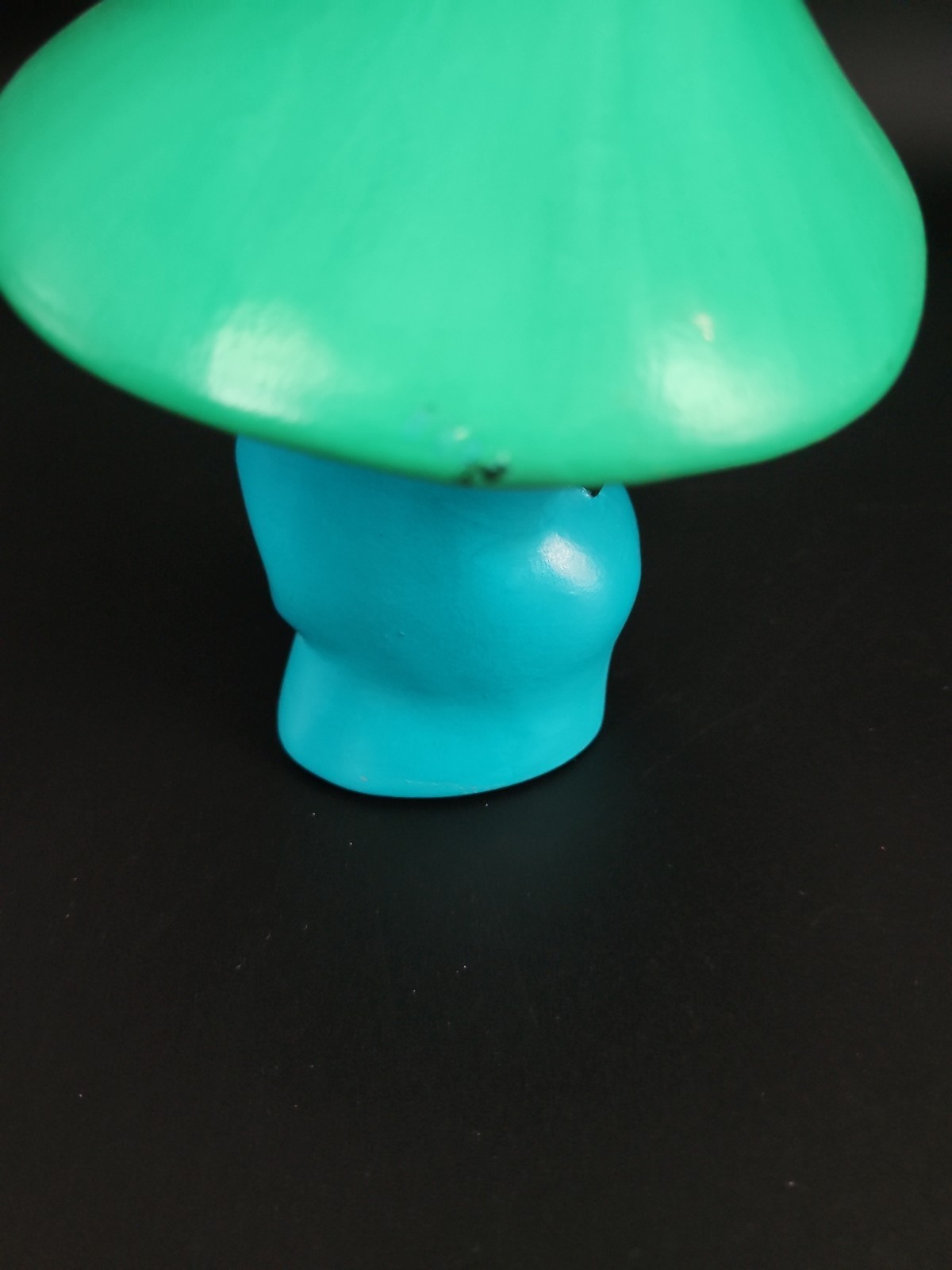 Vintage Mushroom Decorative Figurine Asian Figure Kitschy Figurine Unique