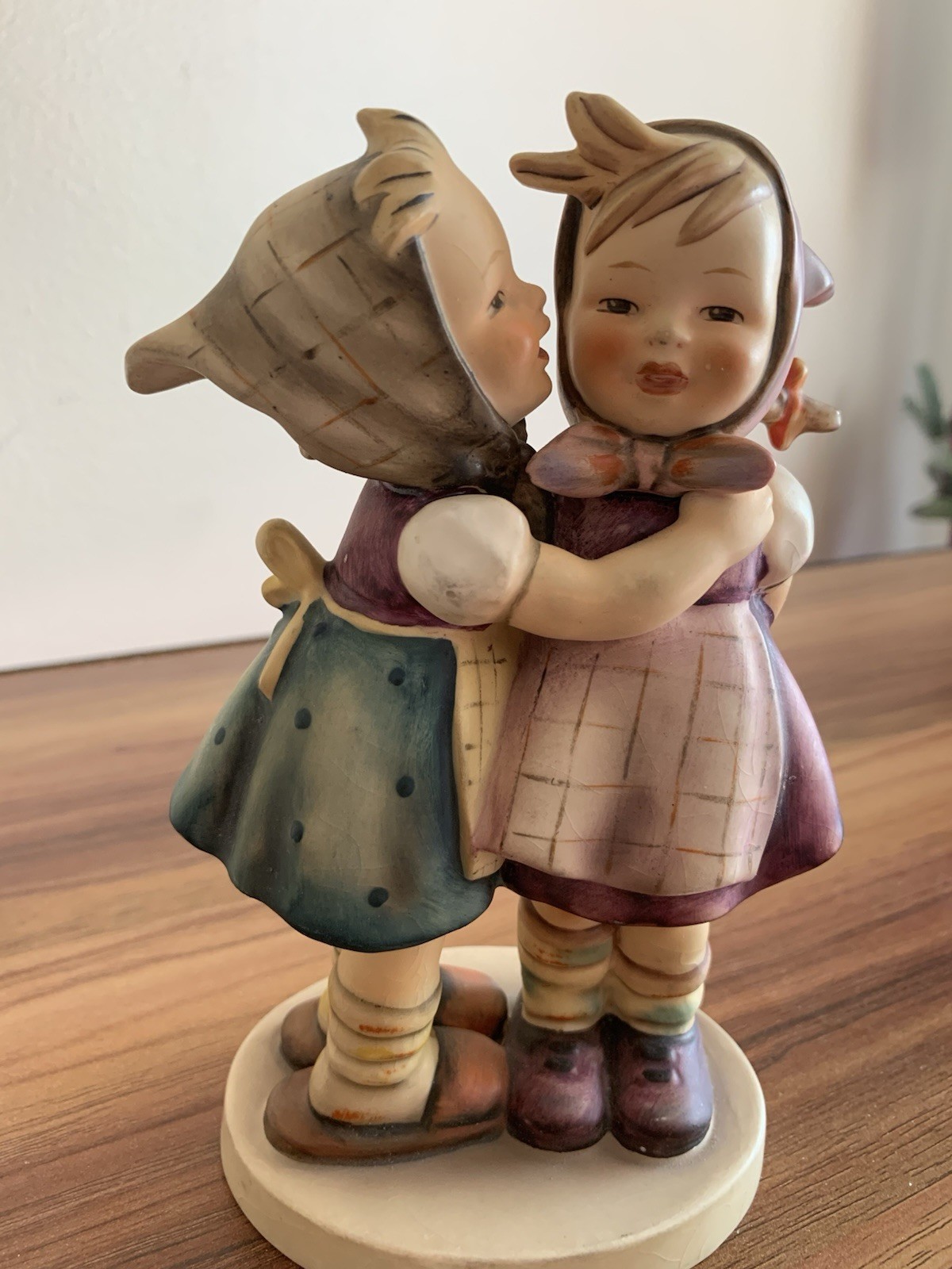 VINTAGE Porcelain Figurine “Telling Her Secret” Good Condition