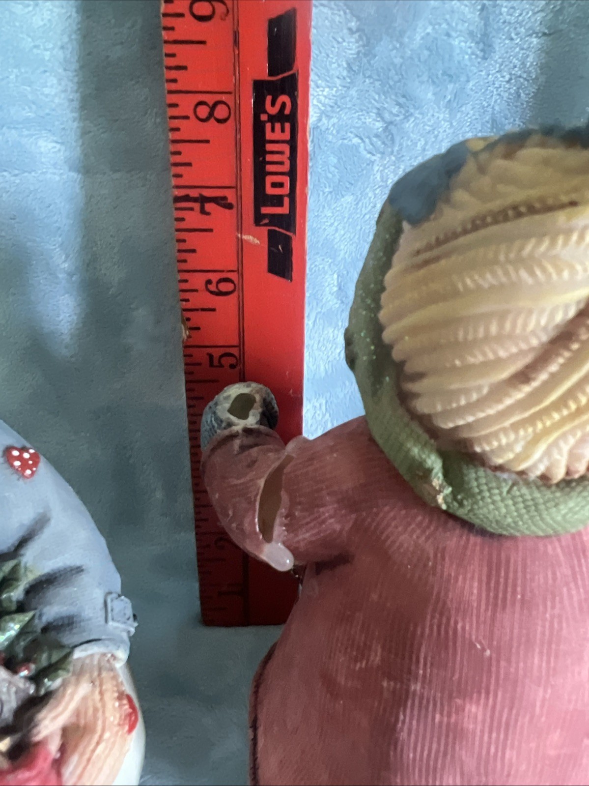 Vintage 90’s Decorative Resin Winter Christmas Snowman Couple 9 inches Holiday