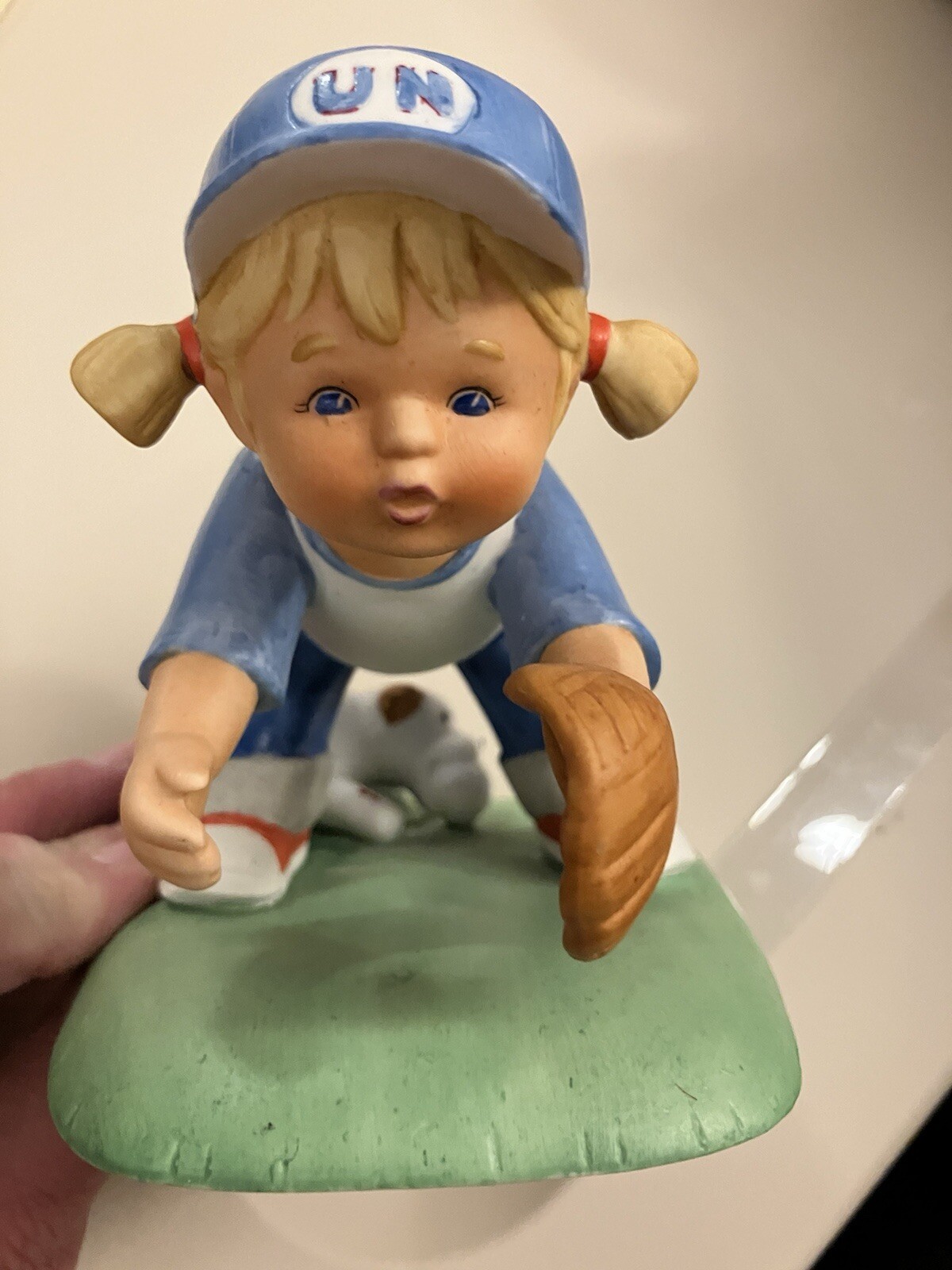 The U.N. Children: Jennifer From U.S.A. Franklin Porcelain 1980 T-Ball Season