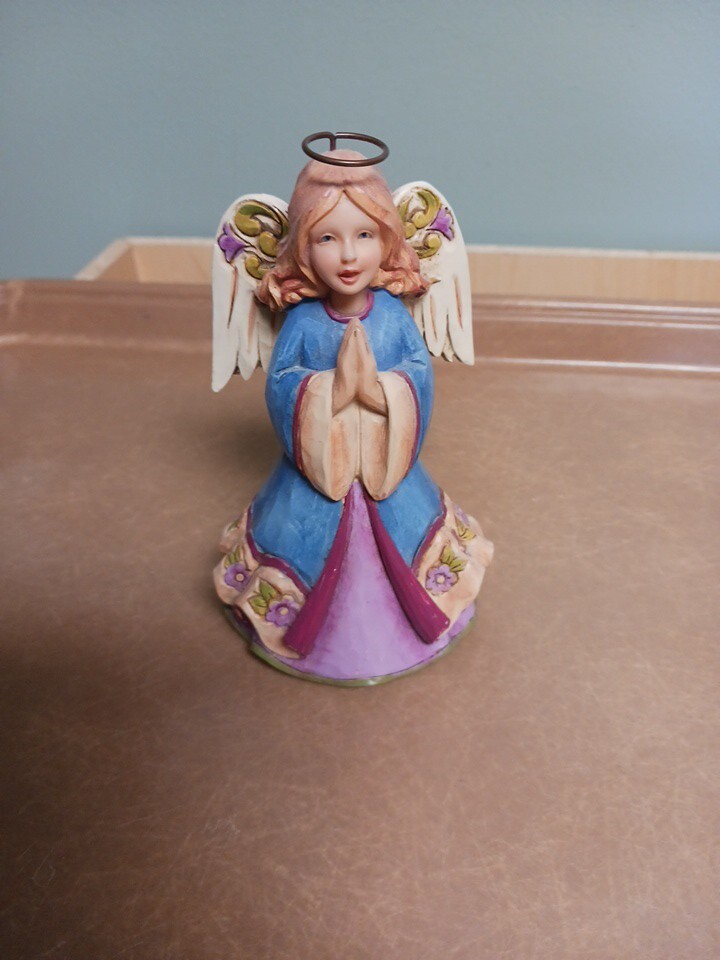 Jim Shore “Smile & Pray To Start The Day” Angel Figure 2014