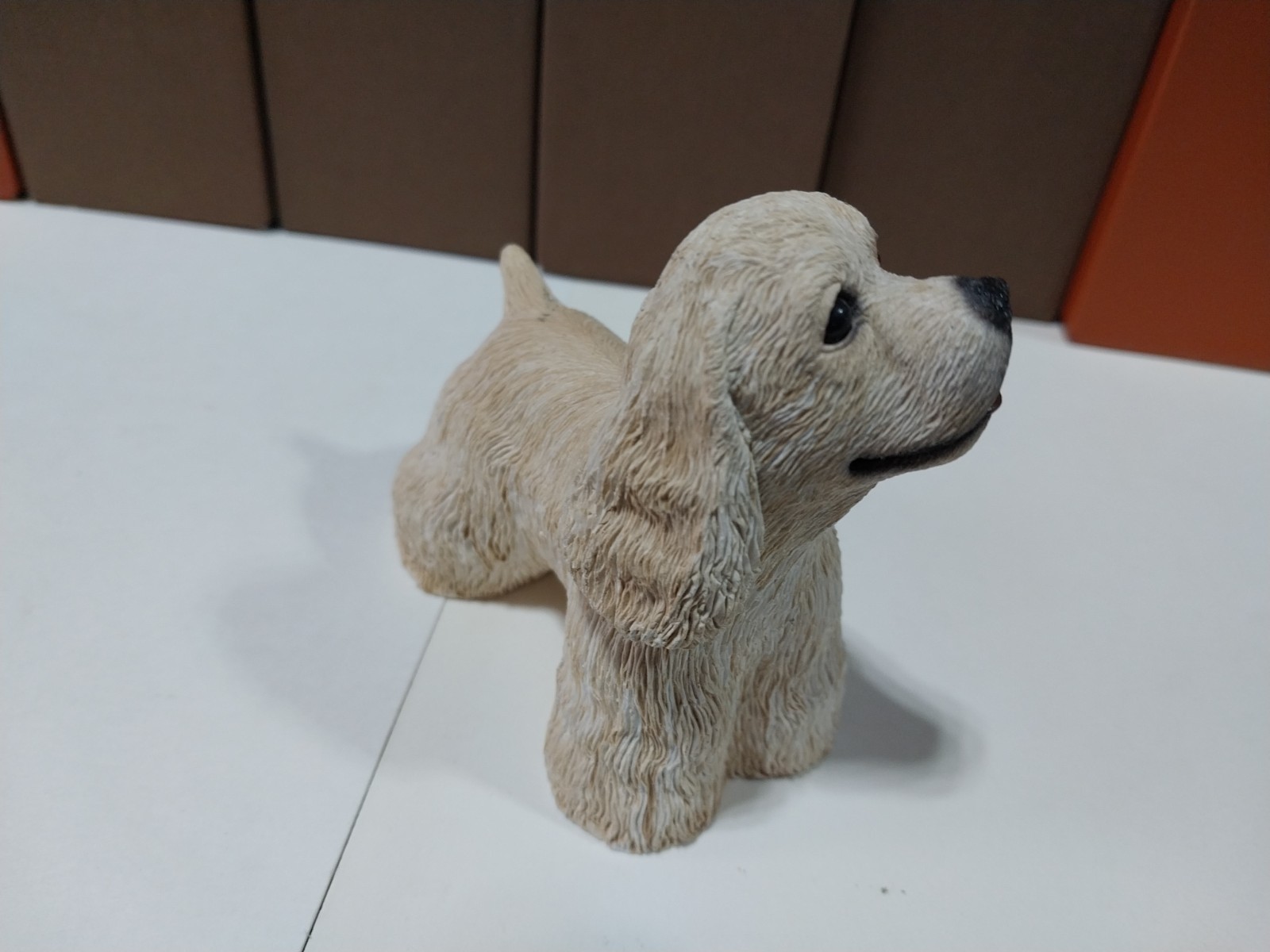 Stone Critters Blonde Cocker Spaniel Figurine