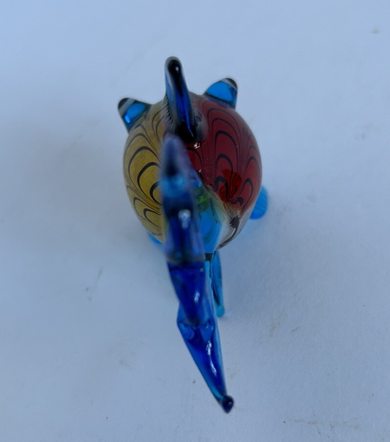 Pier 1 Multi Colored Glass Fish 3 in.