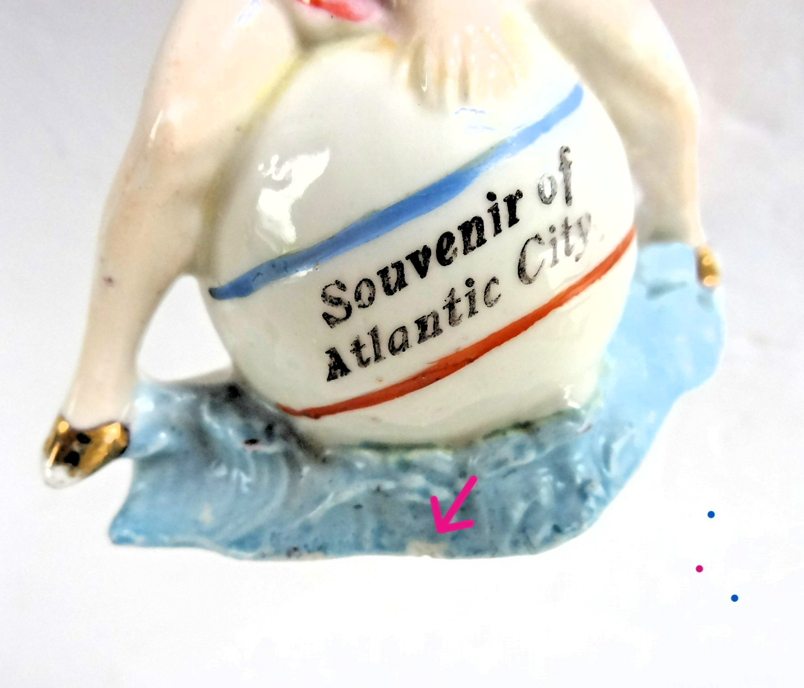Art Deco Germany Bathing Beauty Atlantic City Souvenir