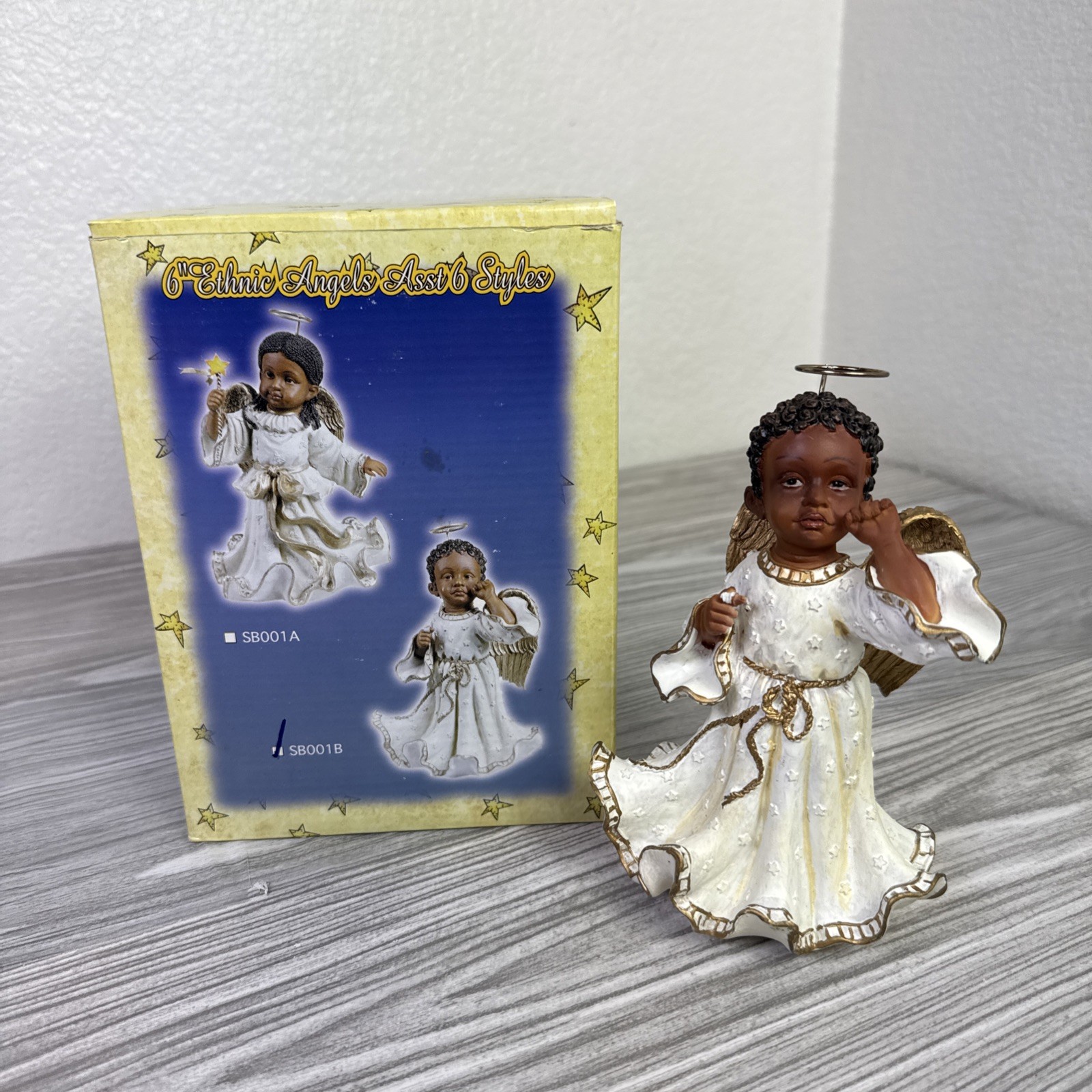 Wong’s 2002 6″ Ethnic African American Angel W/Wings