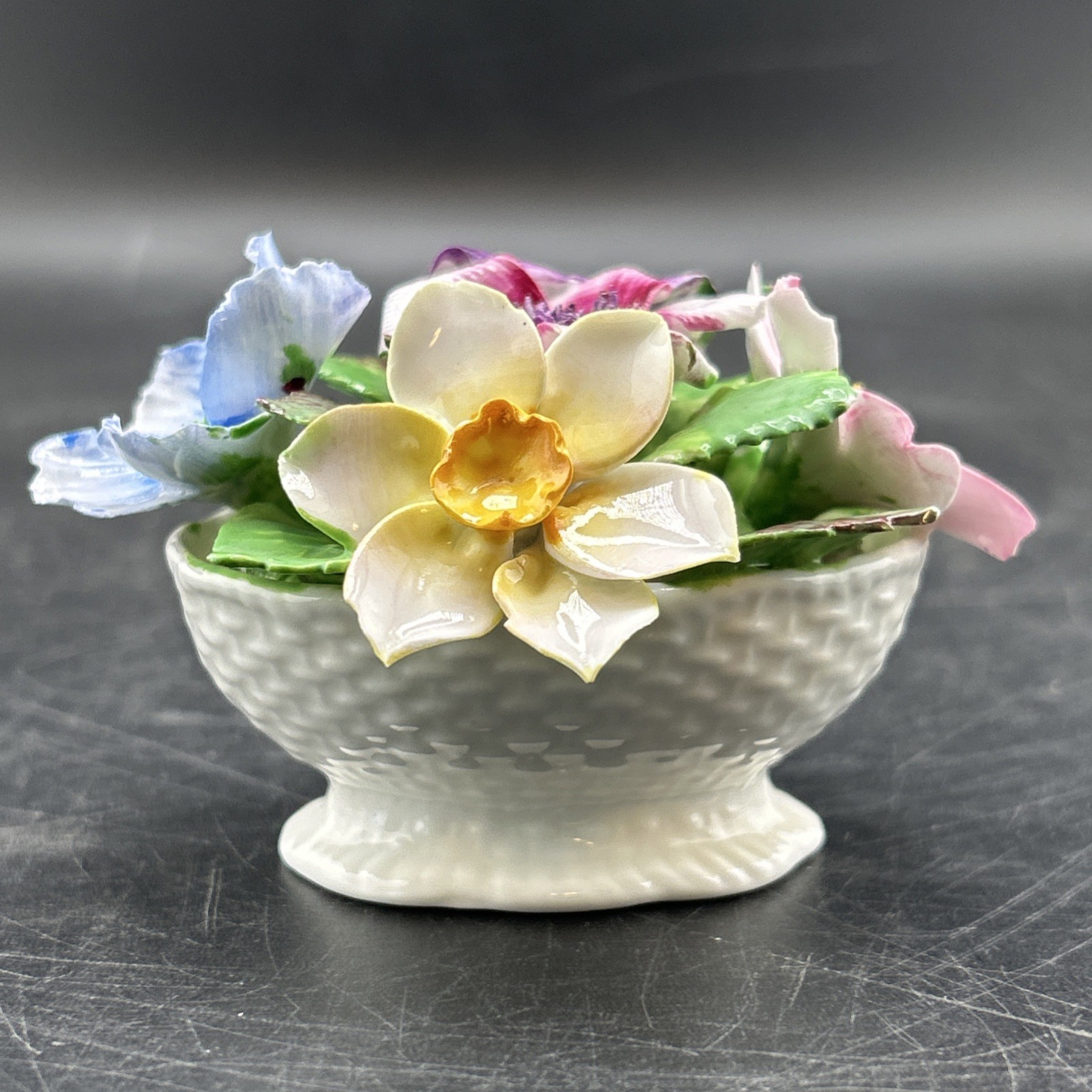 Vintage Coalport Bone China Flower Bowl A.D. 1750 Made in England