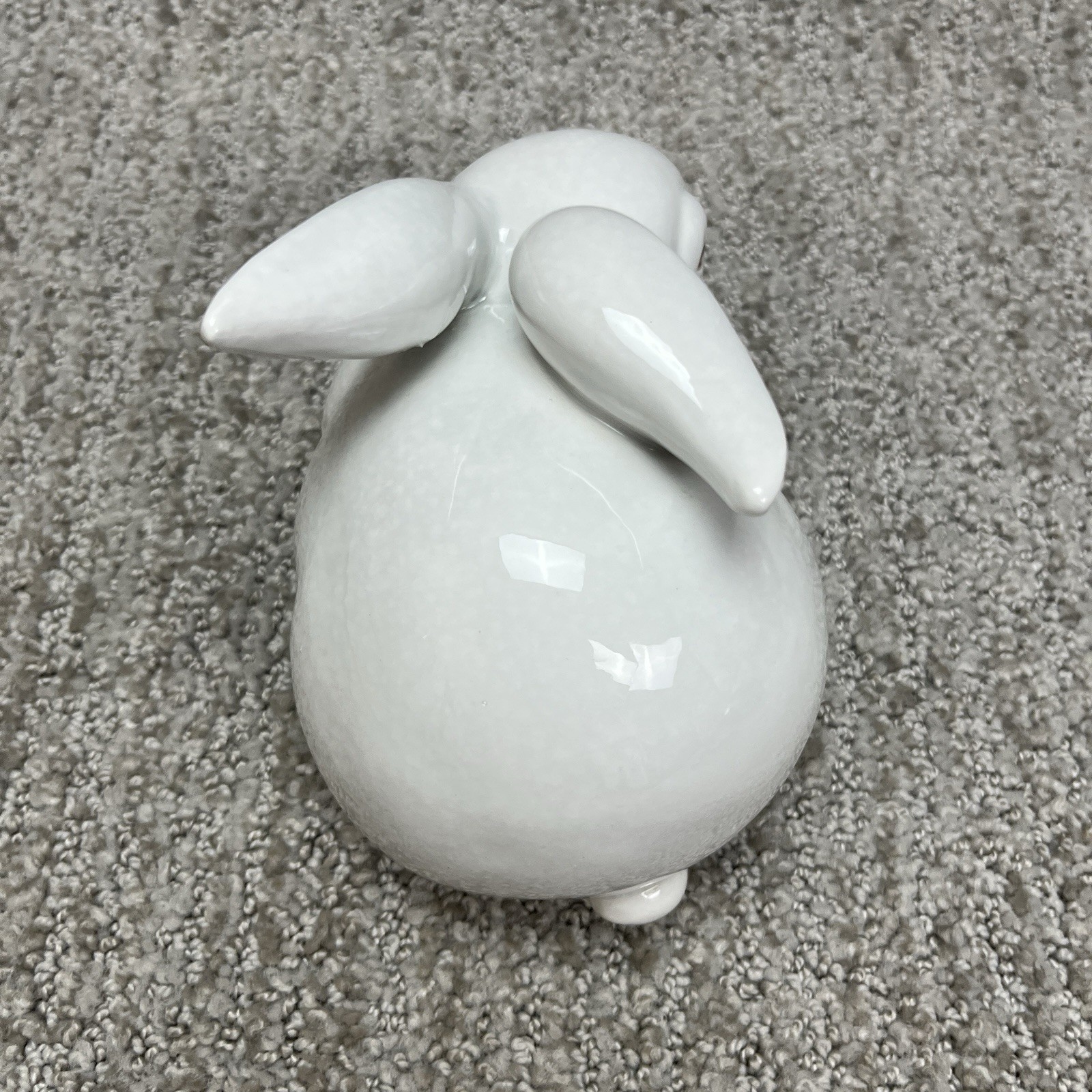 Fitz & Floyd 70s Porcelain Easter Bunny Rabbit Hand Painted Japan Easter 1975