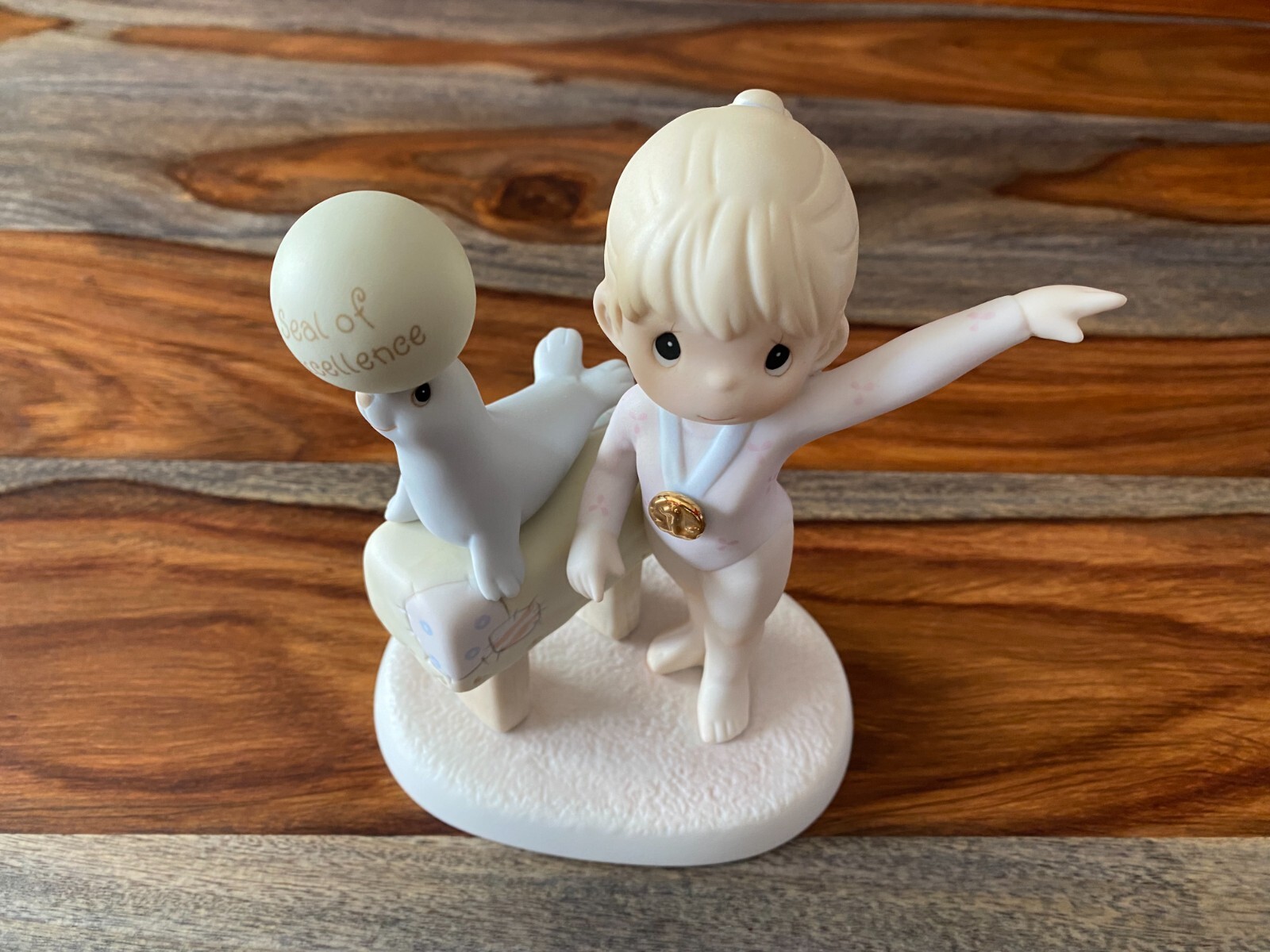 Precious Moments – 3 “Victory” Gymnast Figurines – Frequent Buyer Program 1997