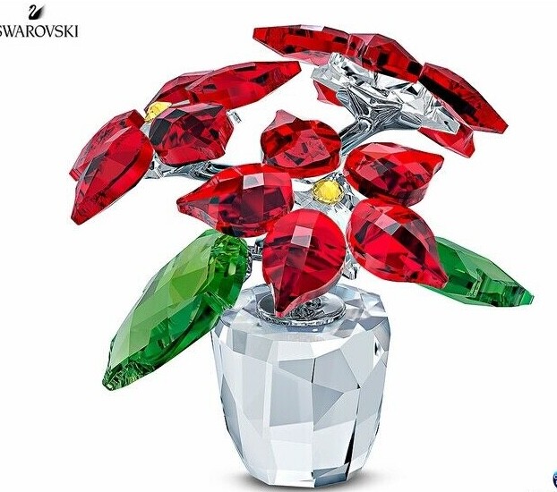 Swarovski Poinsettia, Medium MIB #5538626/ 5698502