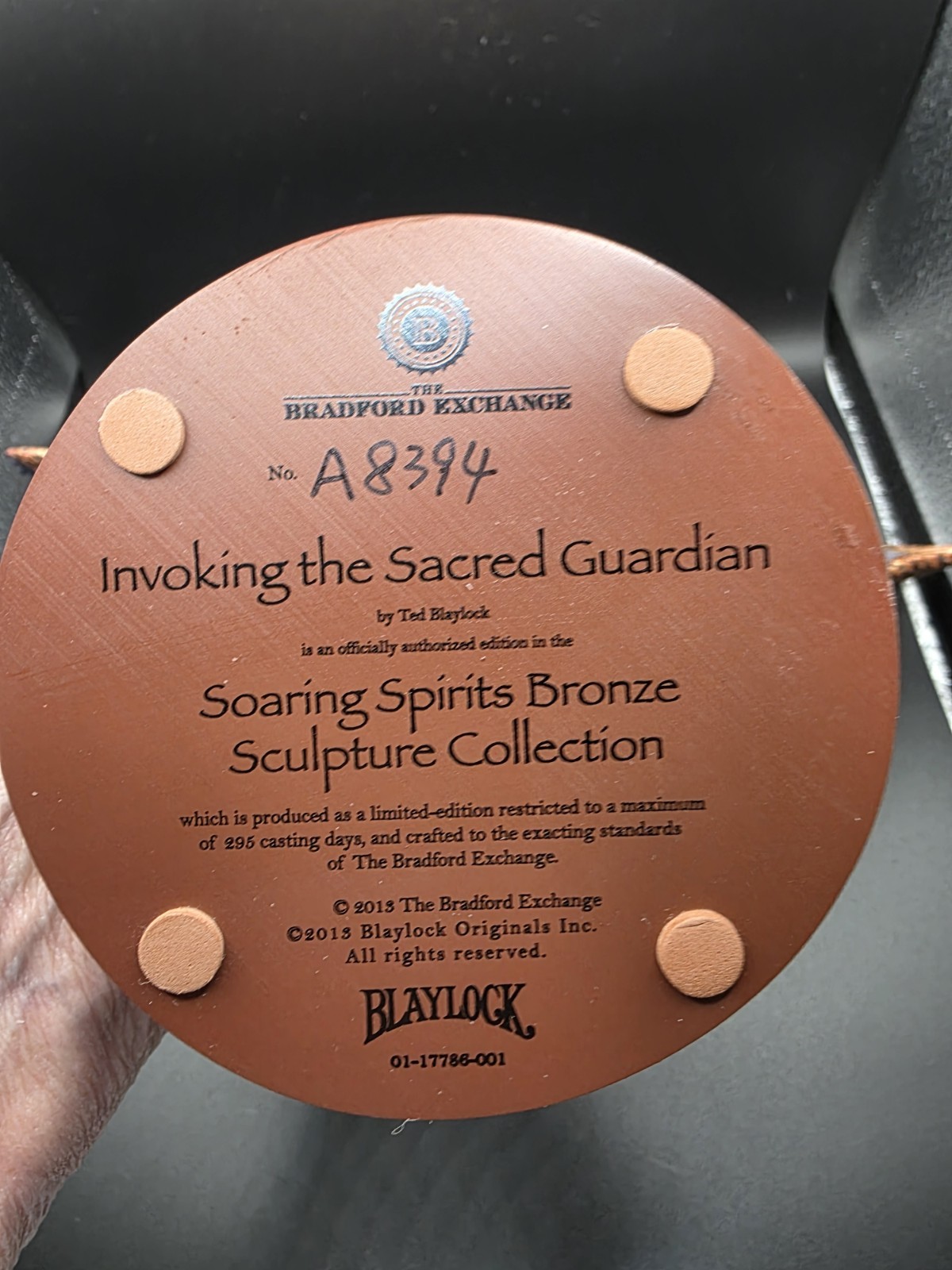 Invoking The Sacred Guardian Statue 2013 Bradford Exchange A8394