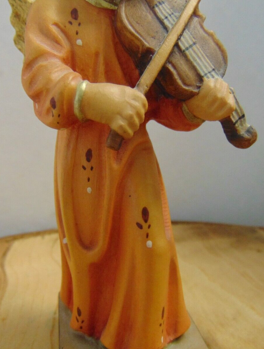Schmid-Linder Angel w/ Violin Figure #6006 Lucerne Switzerland 5.25″
