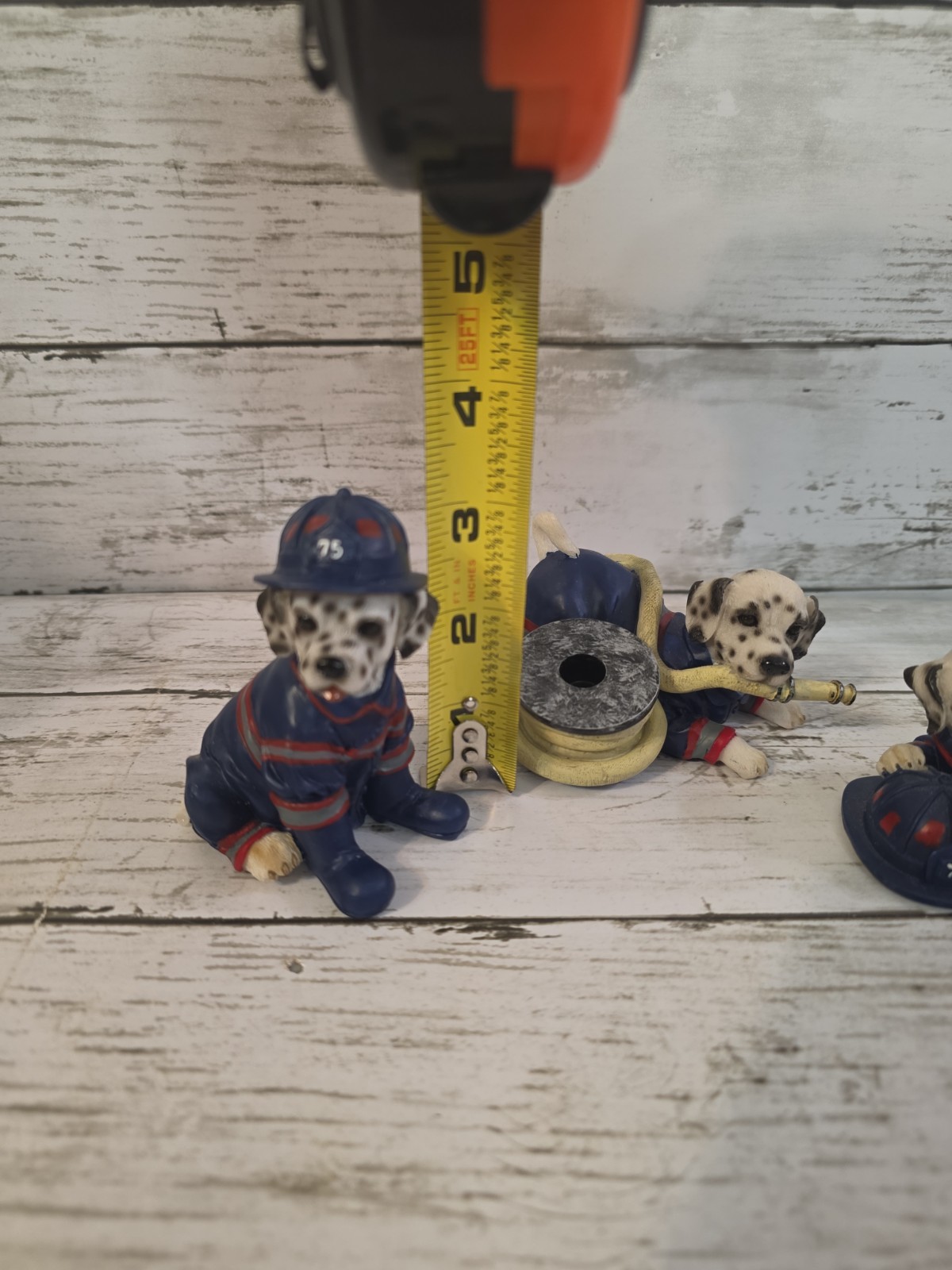Set of THREE Fire Station Mascots~Home Interiors Kids~Dalmatians Dogs