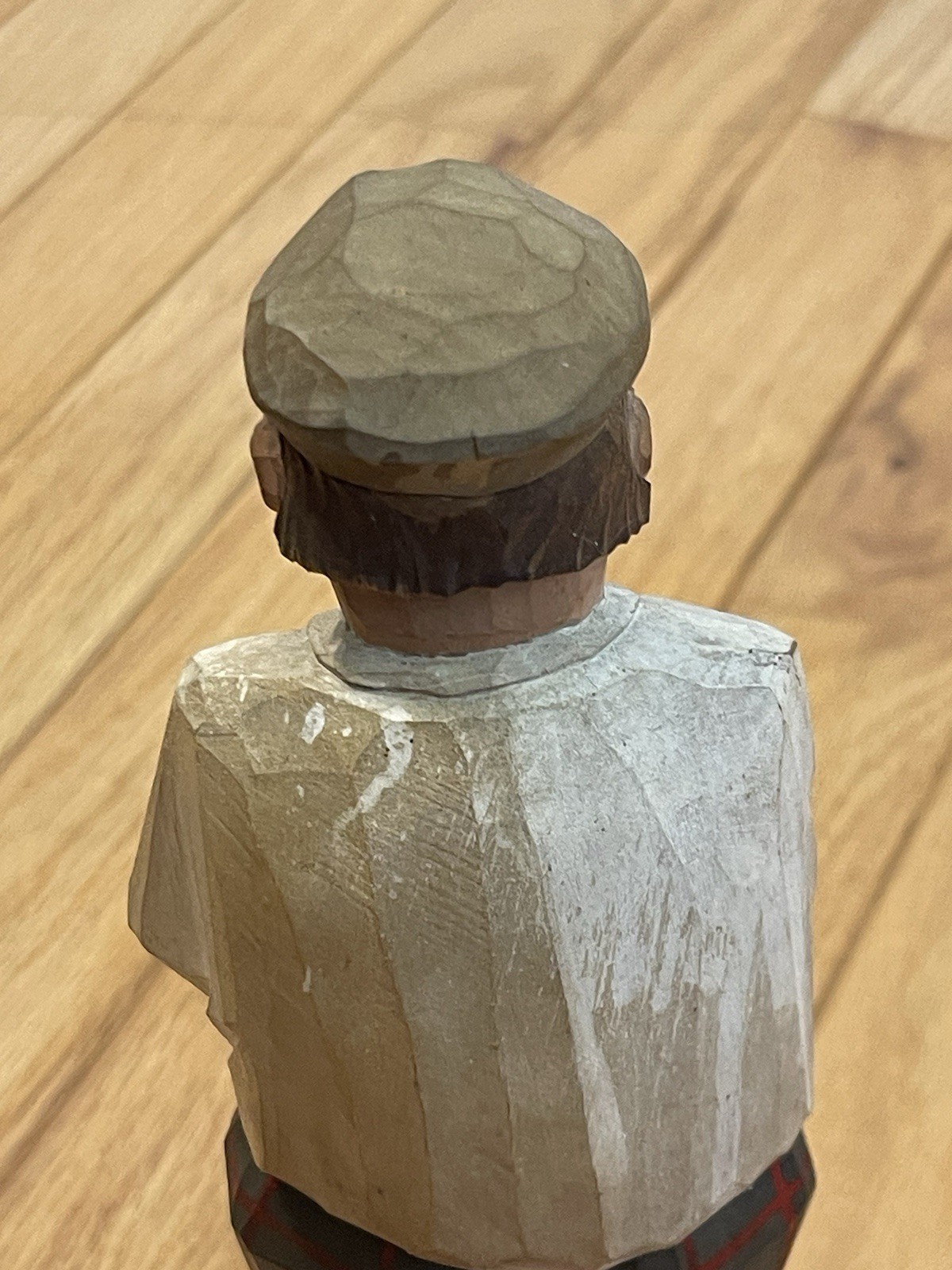 Unique Vintage 1959 C.O. Trygg wood carving Golfer Sweden Signed