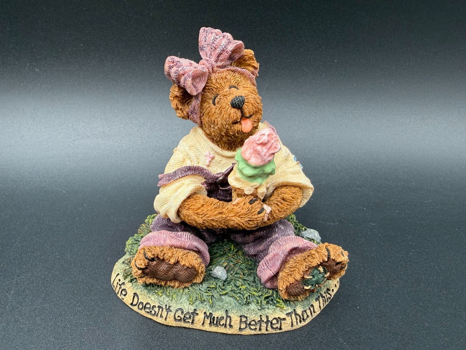 2002 Boyds Bearstone B.J.McScoop…Brain Freeze, Style#2277909
