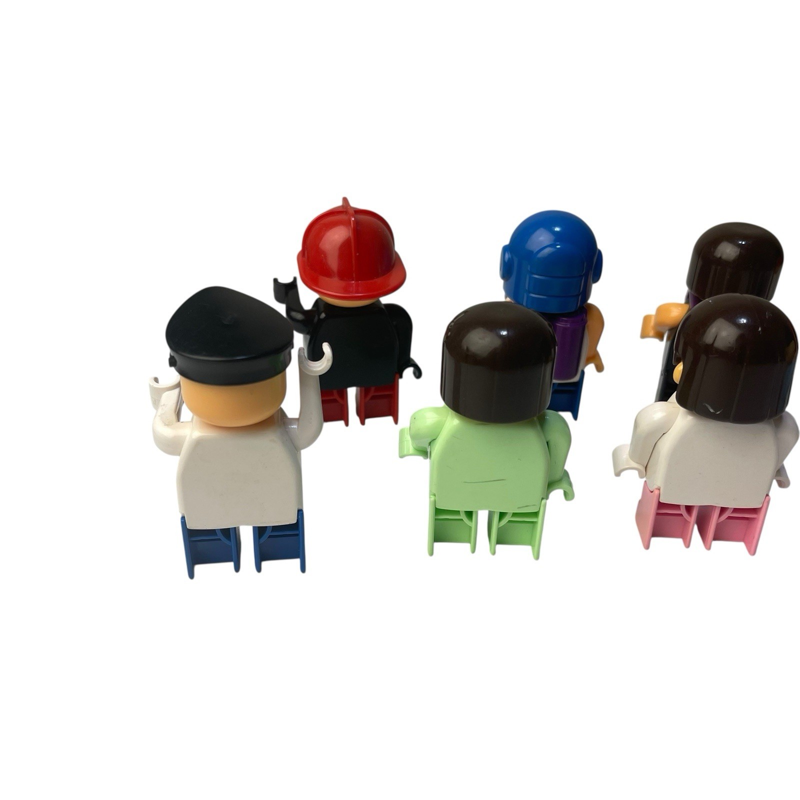 Lot of 9 UNBRANDED Mixed Minifigures Mini Figures 2.5” Tall