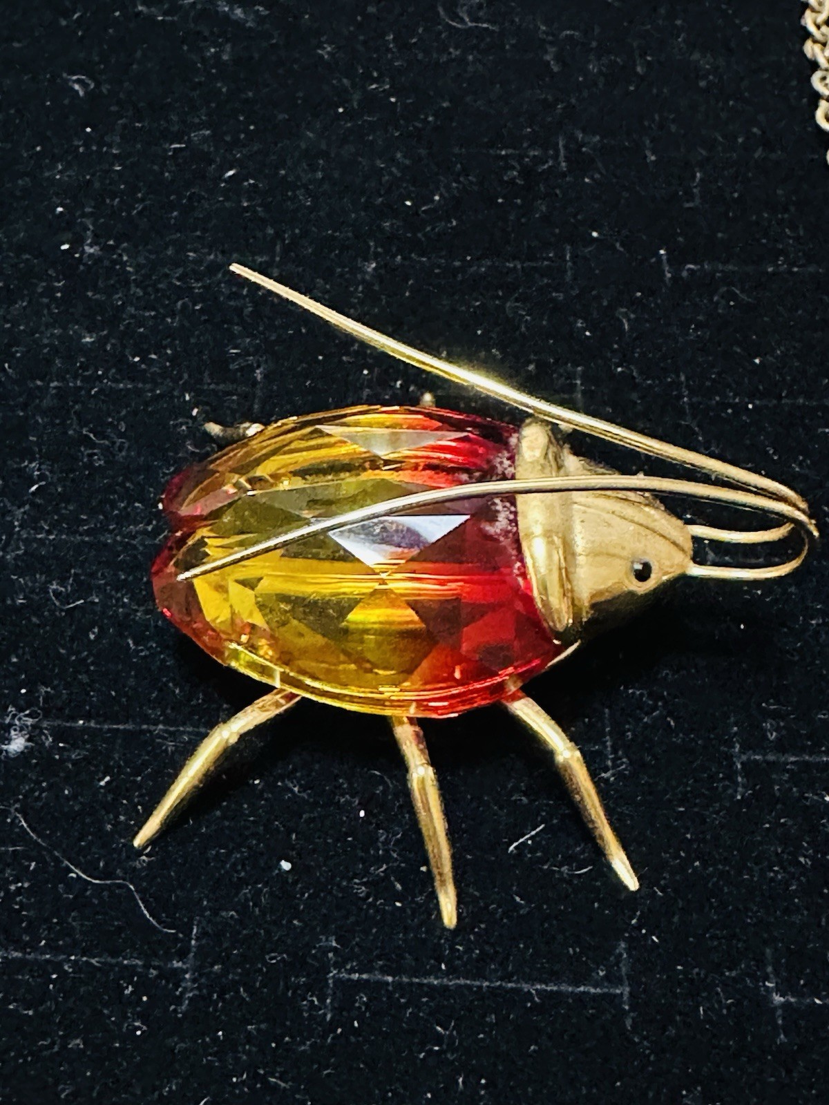 Swarovski Paradise Object Amazar Beetle Bug Fire Opal Medium – Paris