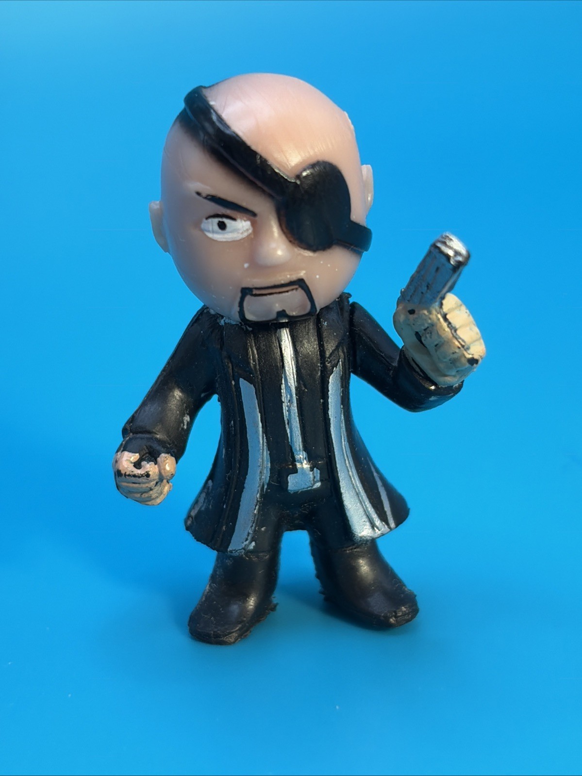 Marvel Nick Fury Mini Figure 1.5” Stylized Toy Avengers SHIELD MCU