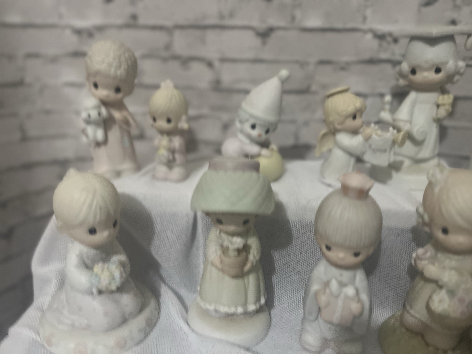 Precious Moments Porcelain Figurine 1970’s -2000’s Lot of 50