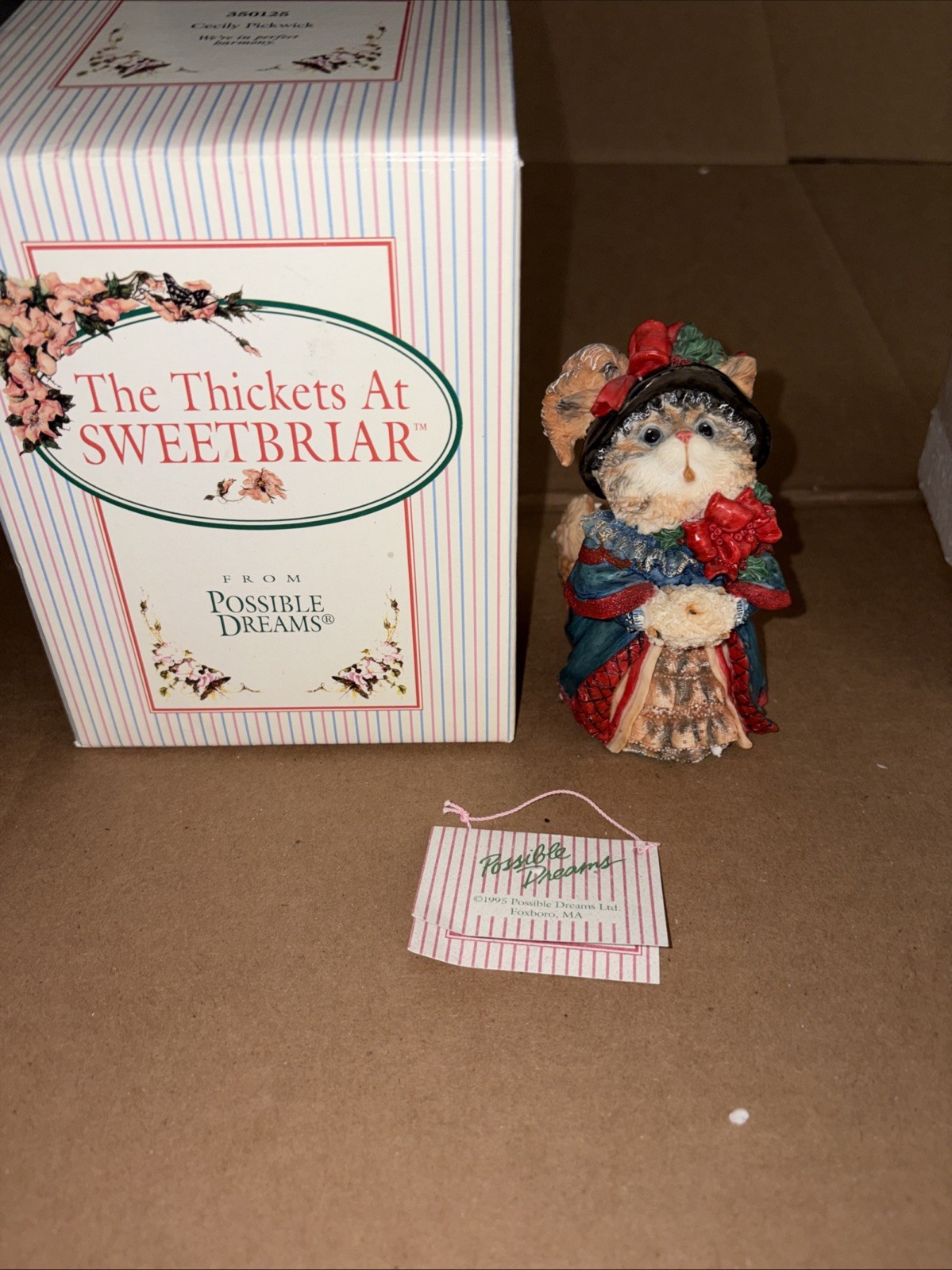The Thickets at Sweetbriar CECILY PICKWICK Figurine 350125 Bronwen Ross 1995