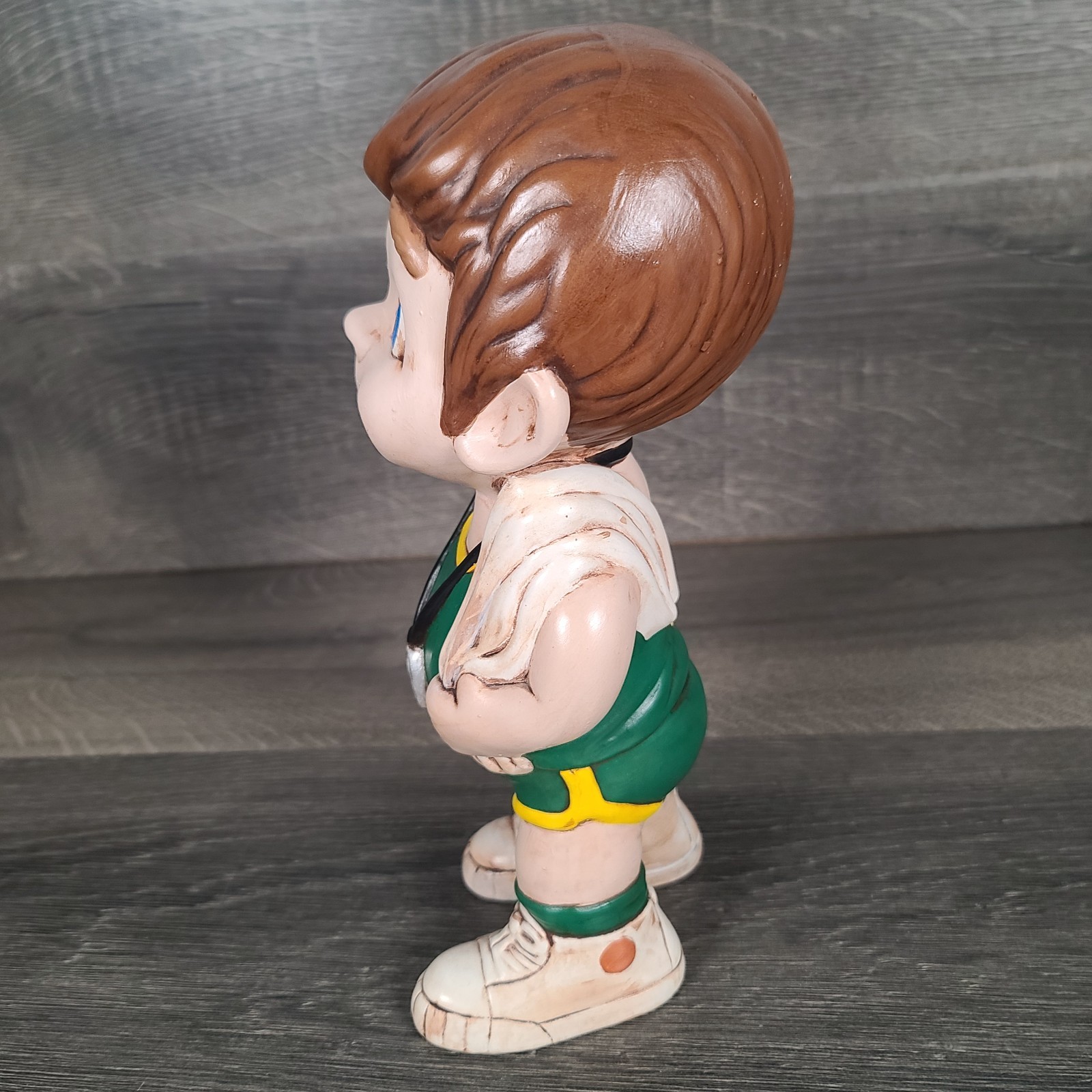 Vintage 1970’s Atlantic Mold Co Ceramic Basketball Players Boys and Girl