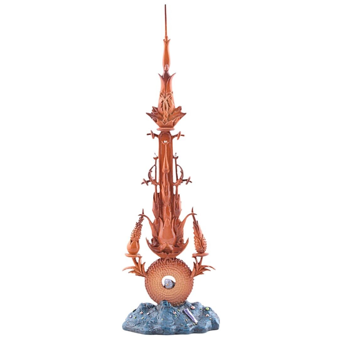 Bosch Garden of Earthly Delights Paradise Fountain Statue Fantasy Weird Art