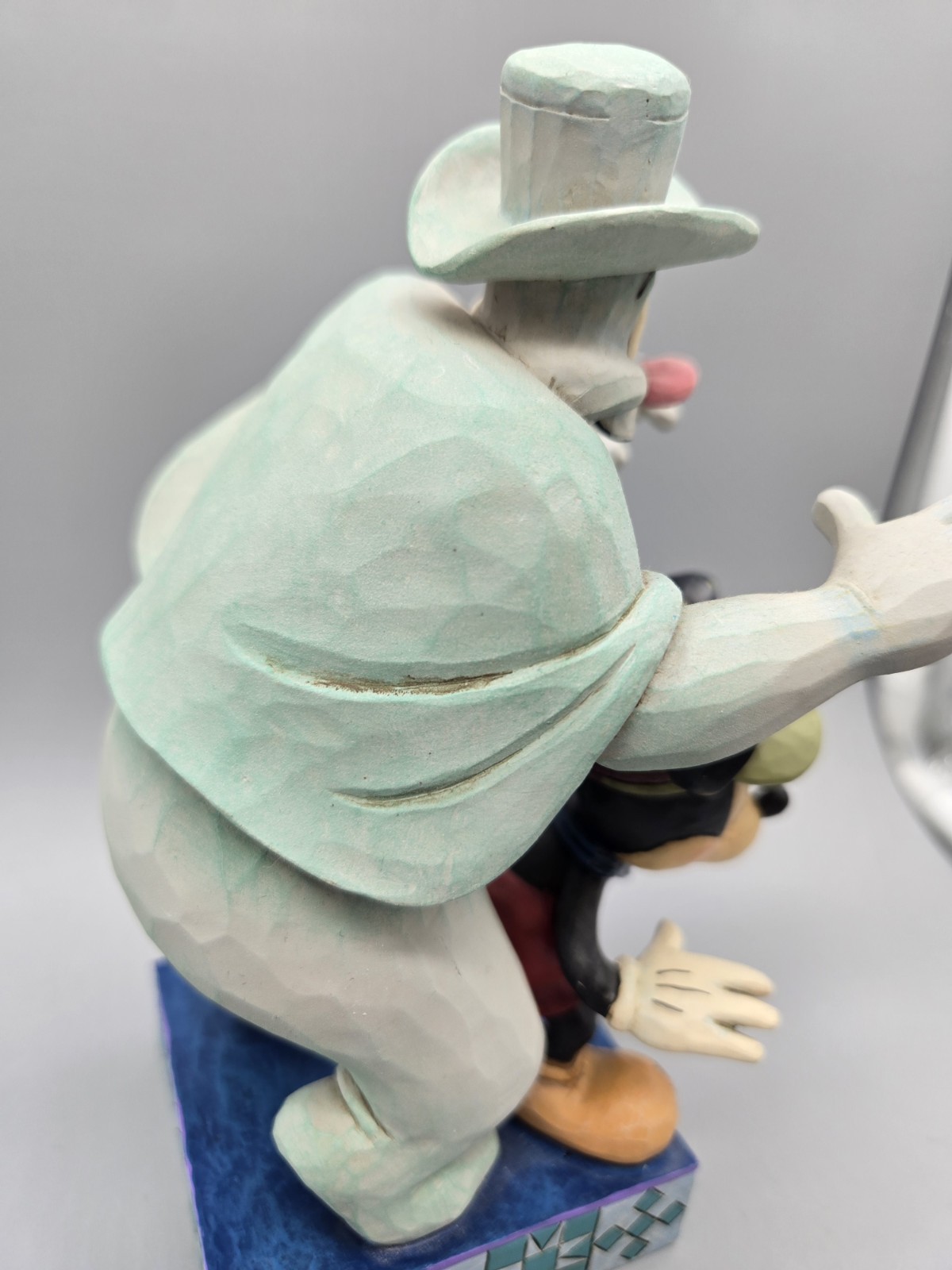 Jim Shore Disney Spooked Lonesome Ghost & Mickey (Glows in dark)