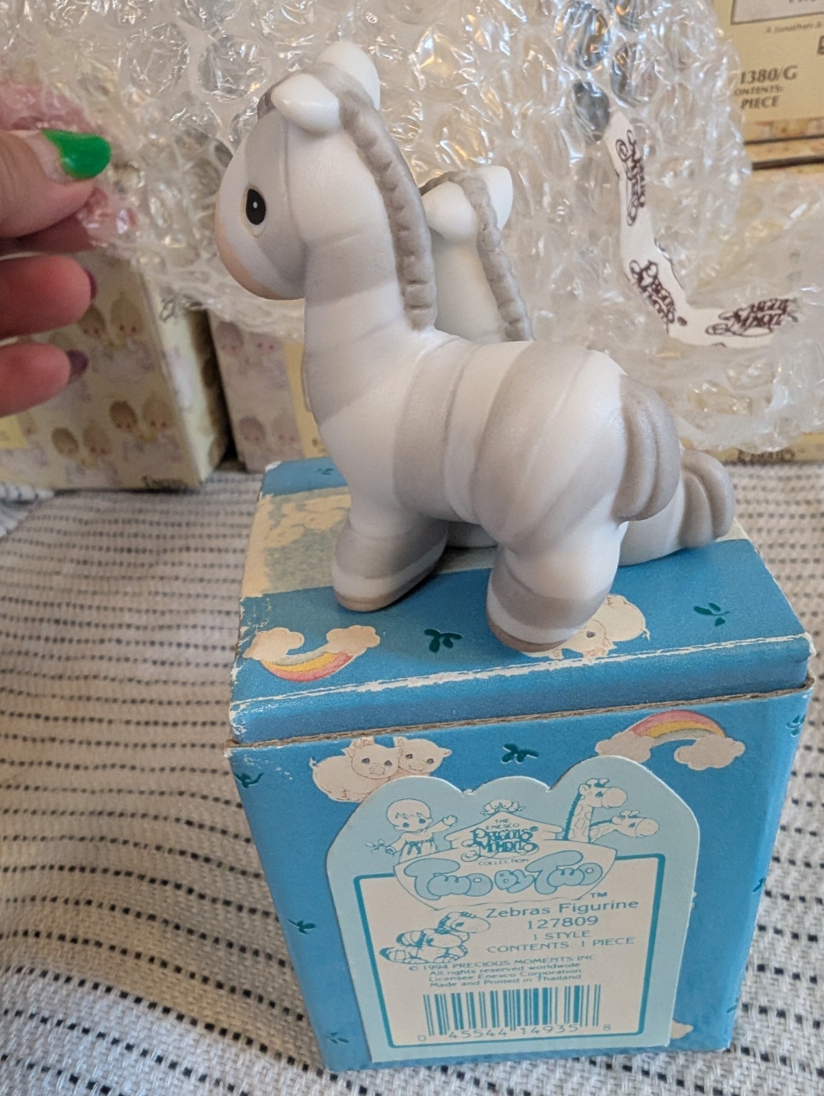Precious Moments Zoo Babies Zebra Porcelain Figurine