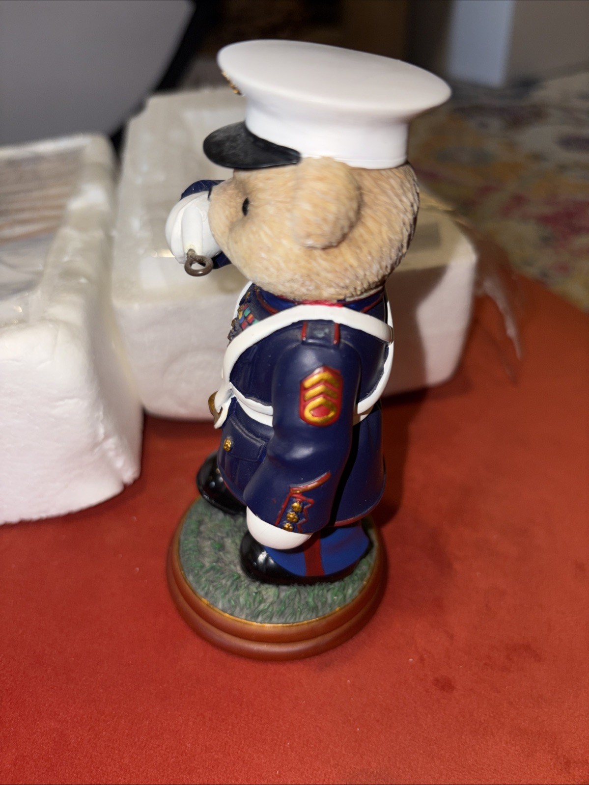Hamilton Collection Bear Stars And Stripes Forever Semper Fi #0623 USA