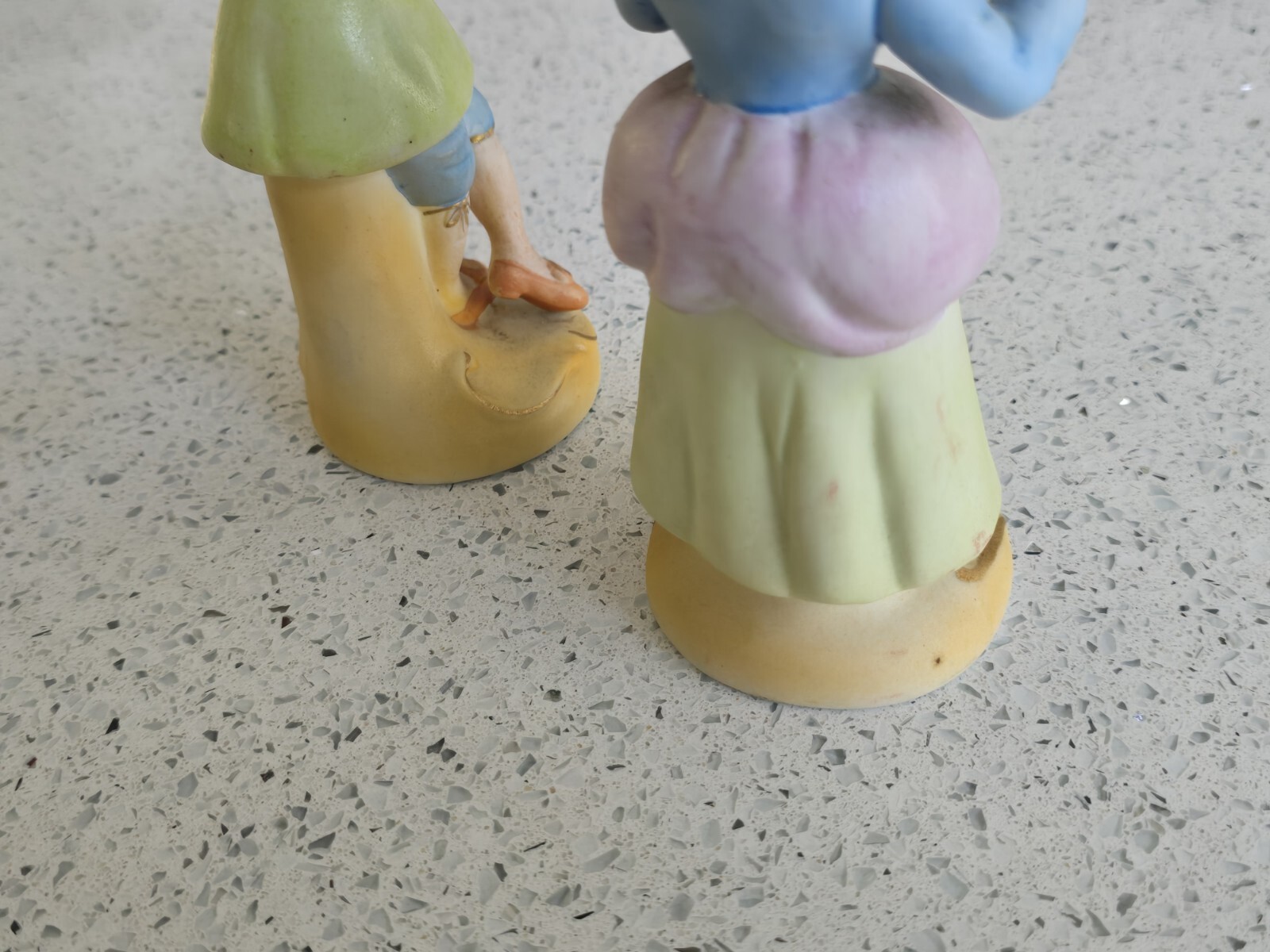 Andrea Hand Painted Figurine Occupied Japan 1947-1952 Reader / Piper | Rare 2x
