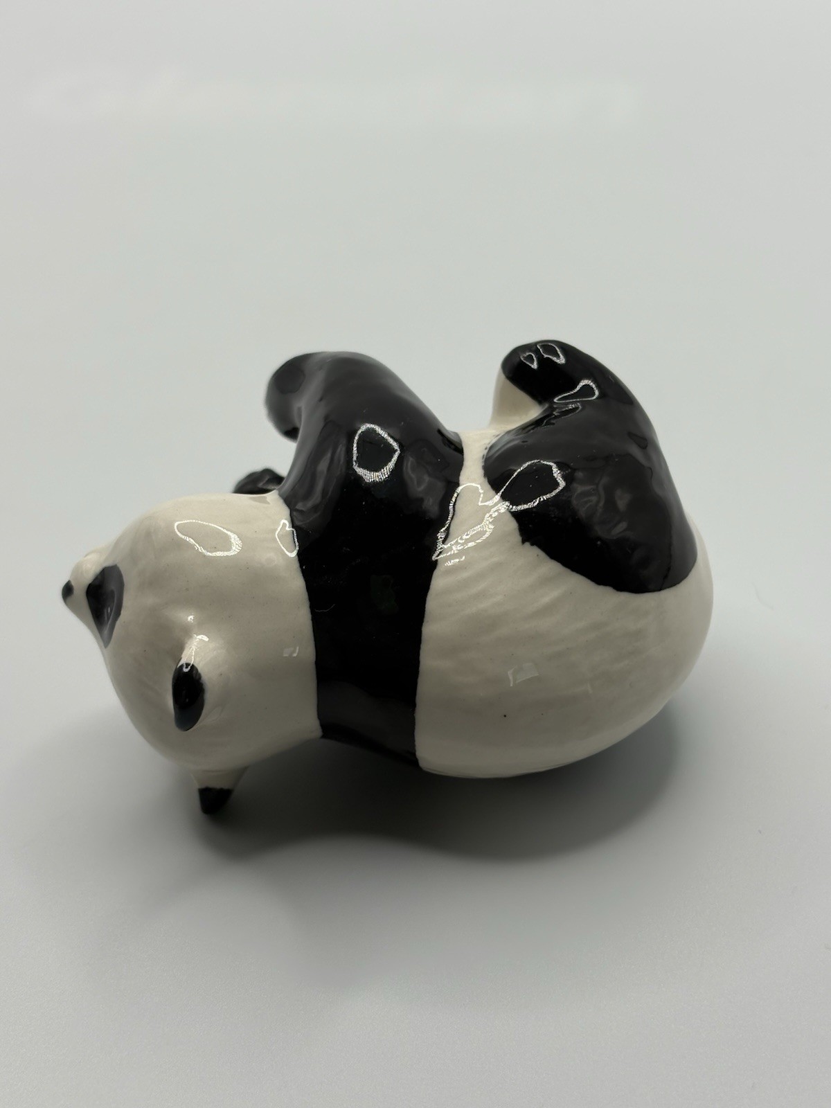 Vintage Beswick England Curious Baby Panda Bear Porcelain Figurine Marked 2.5”