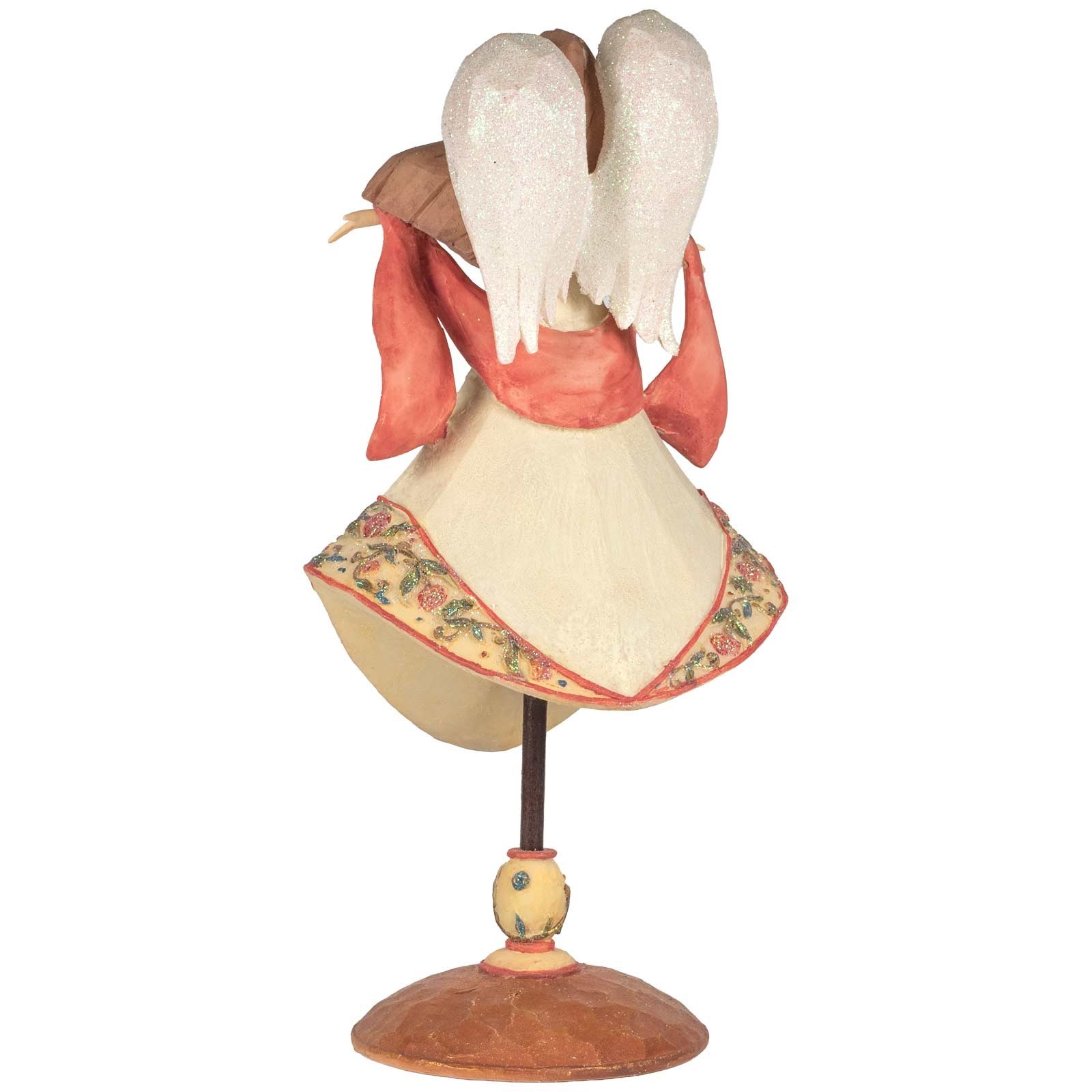 Foundations 11.25in Christmas Angel Figurine 4008211 Hark Herald Angels Sing